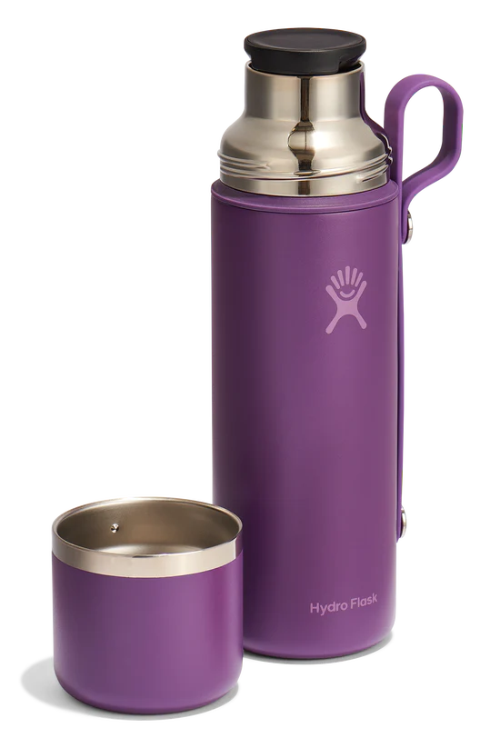 28oz Hot Flask And Cup Beachplum Purple - Image 2