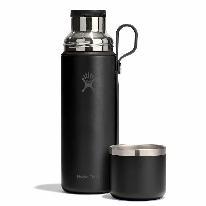 28oz Hot Flask And Cup Black - Image 2