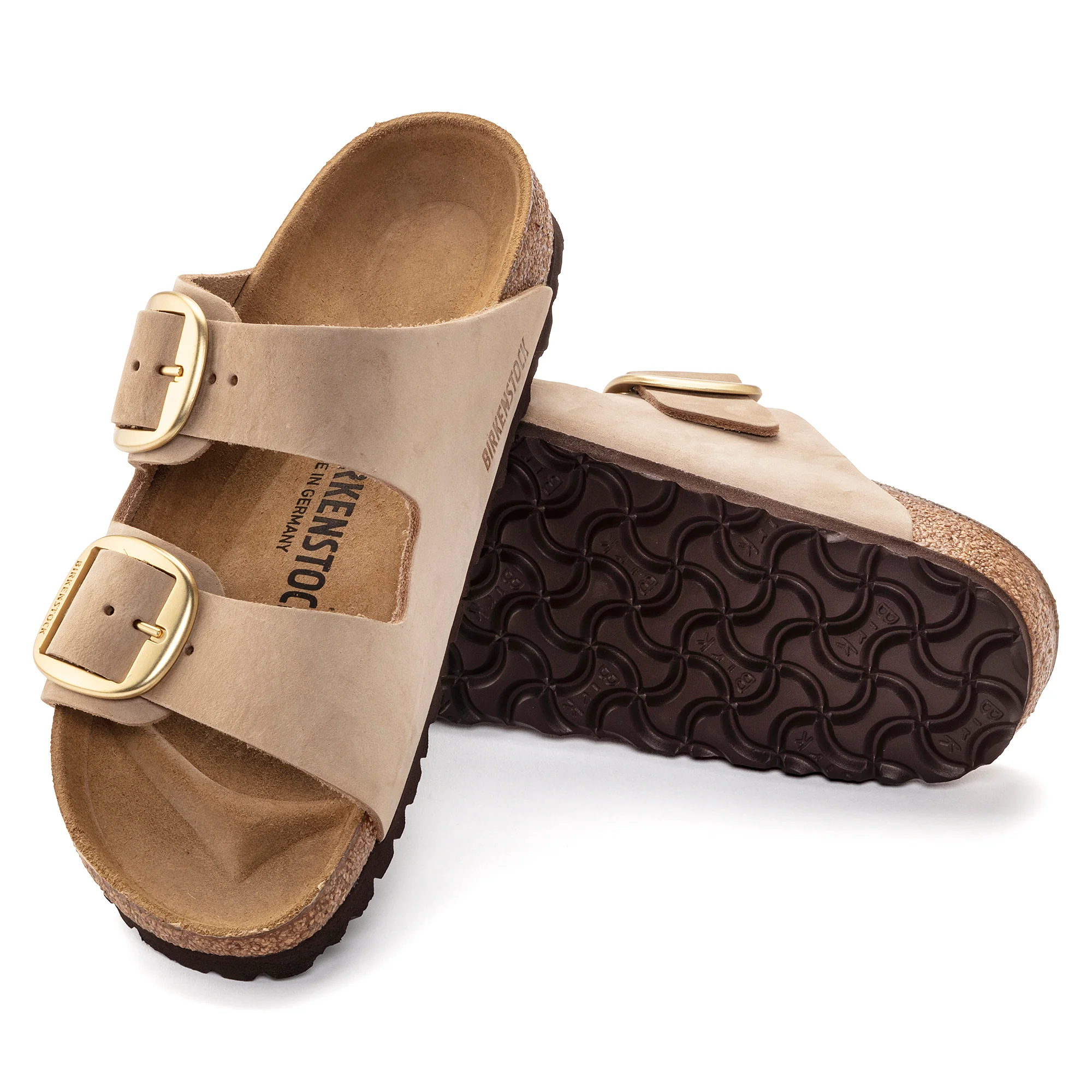 Arizona Big Buckle Nubuck Sandcastle Narrow Fit - Image 2