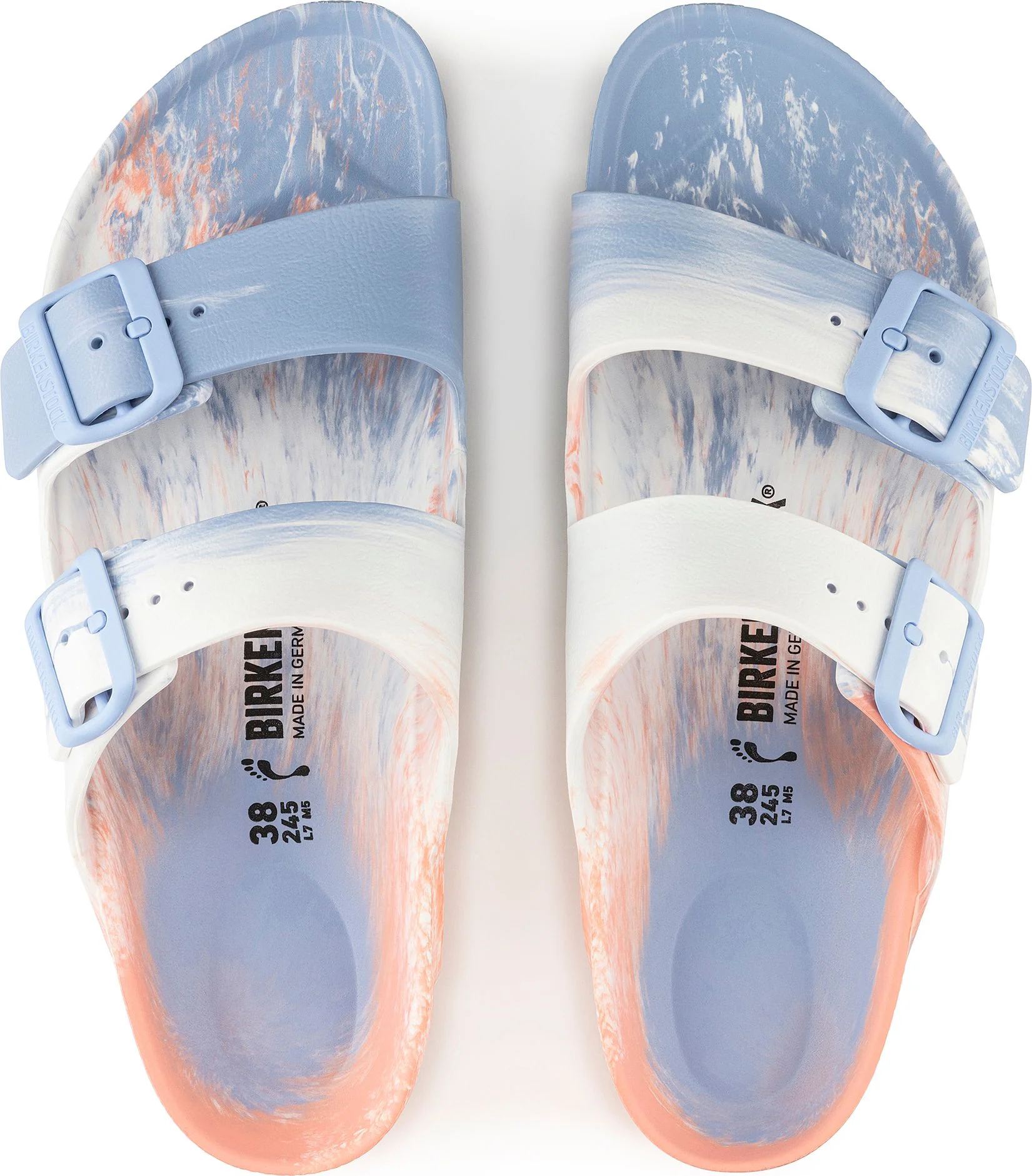 Arizona Eva Peach/Blue - Narrow - Image 2