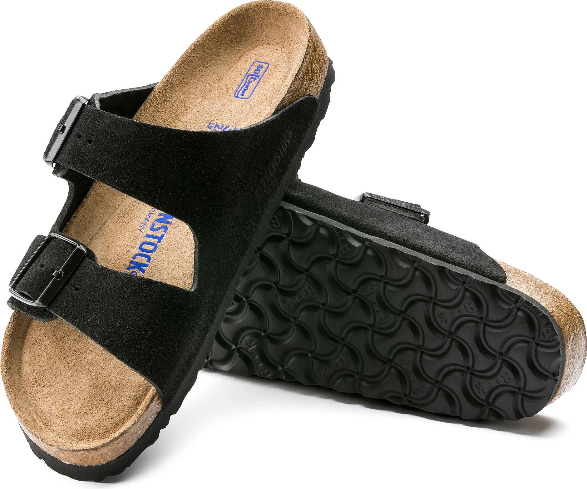 Arizona Soft Footbed Suede Black - Regular Fit - Image 3