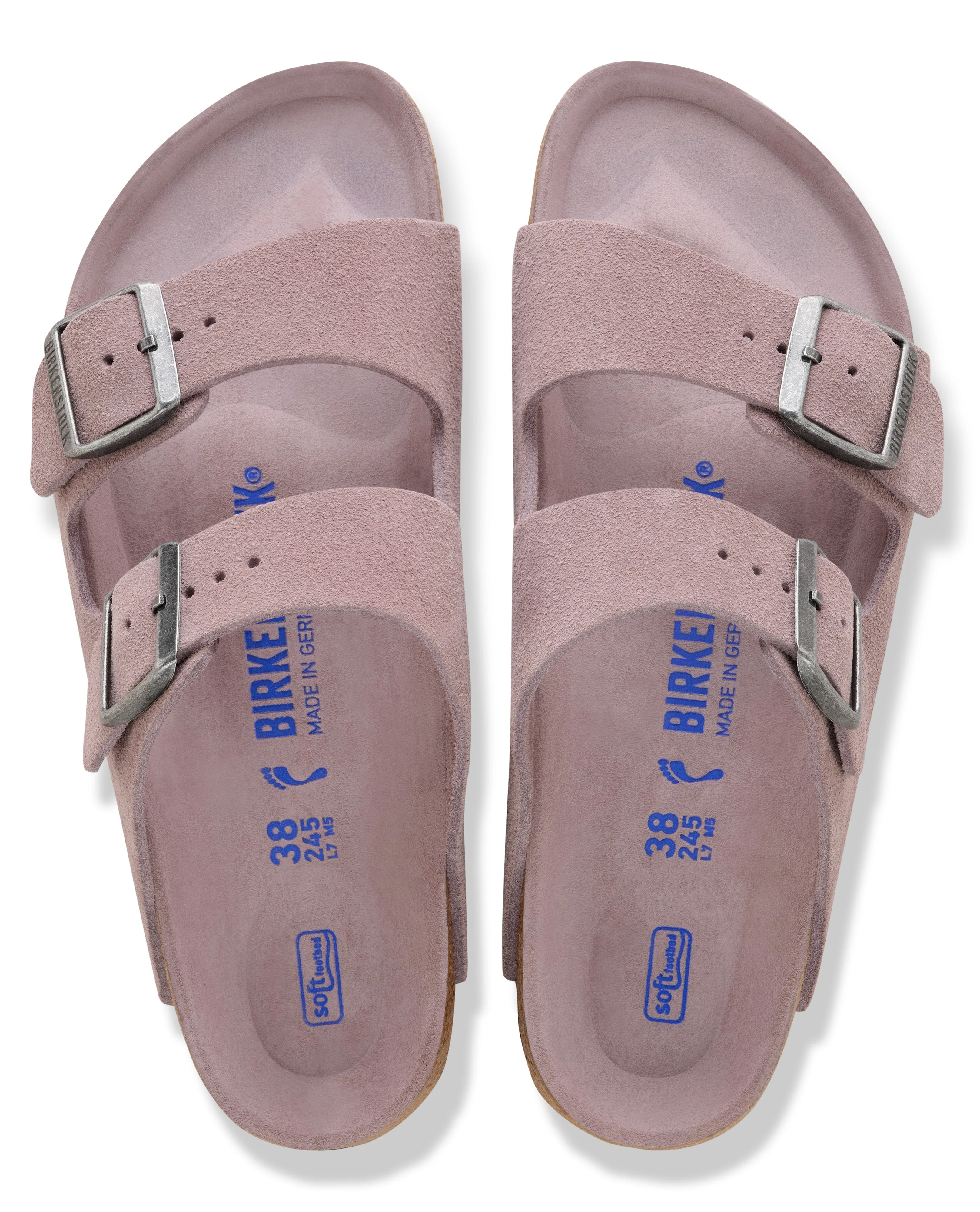 Arizona Soft Footbed Suede Faded Purple Regular Fit - Image 3