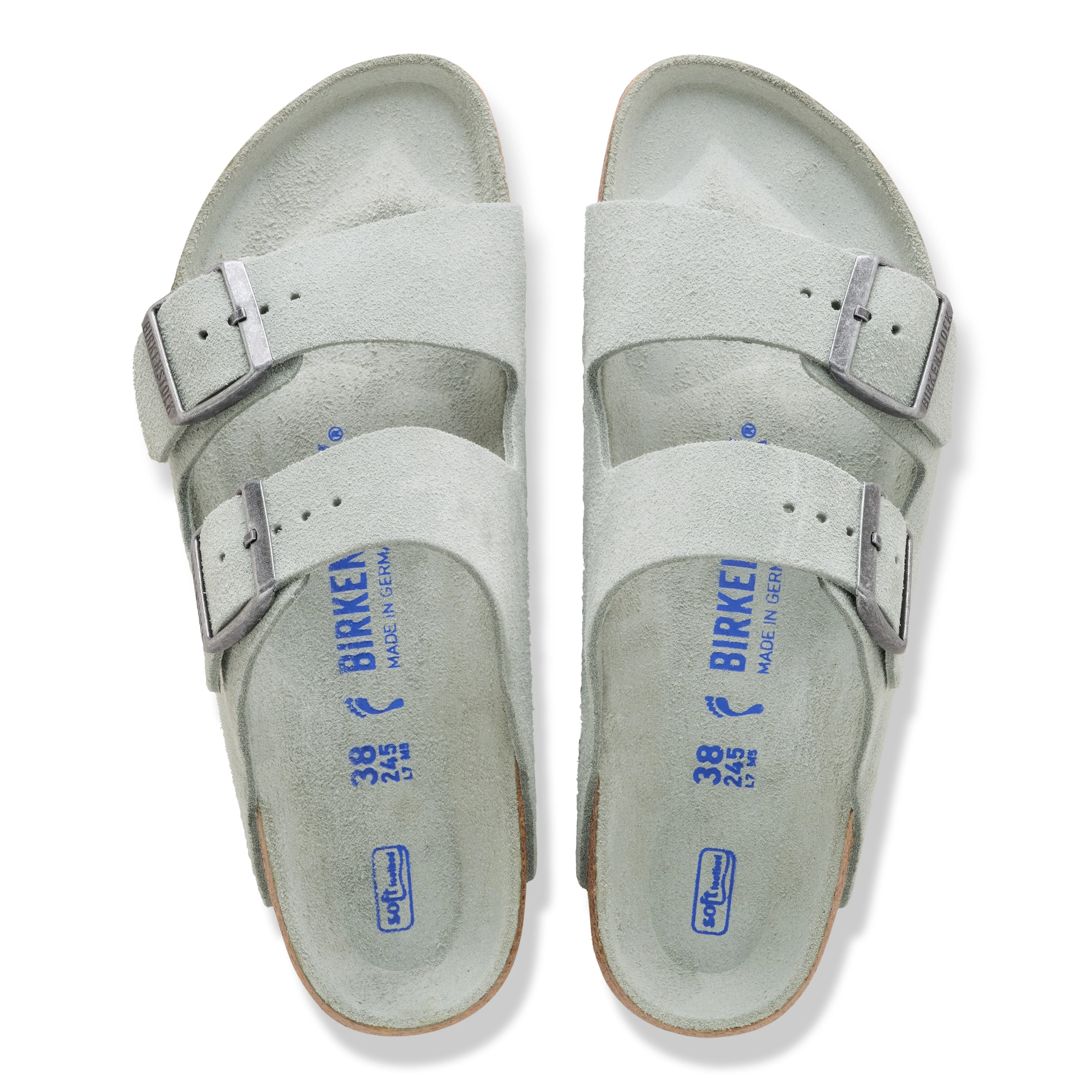 Arizona Soft Footbed Suede Pure Sage Regular Fit - Image 3