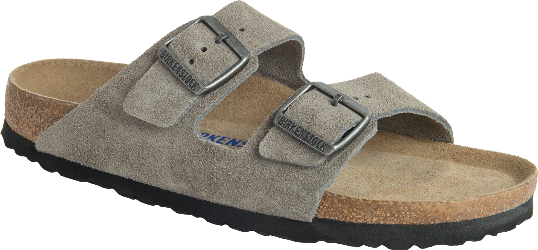 Arizona Soft Footbed Suede Stone Coin - Narrow