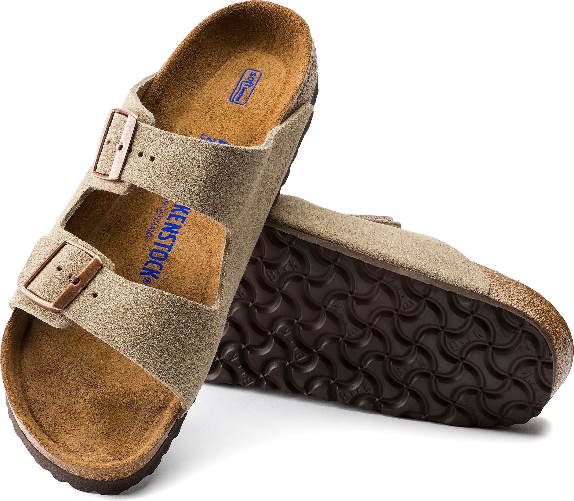 Arizona Soft Footbed Suede Taupe - Regular Fit - Image 3