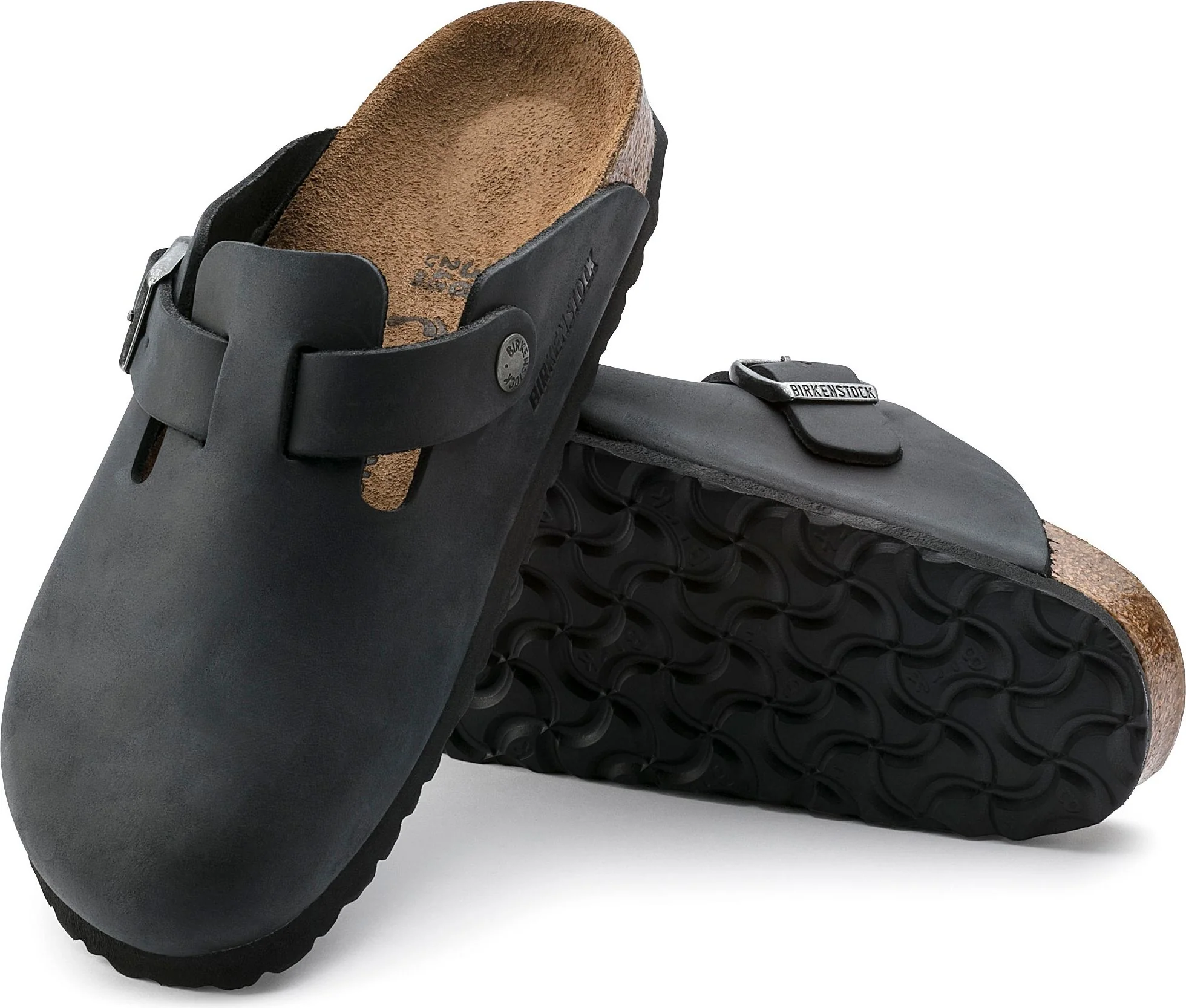 Boston Oiled Leather Black - Narrow - Image 2