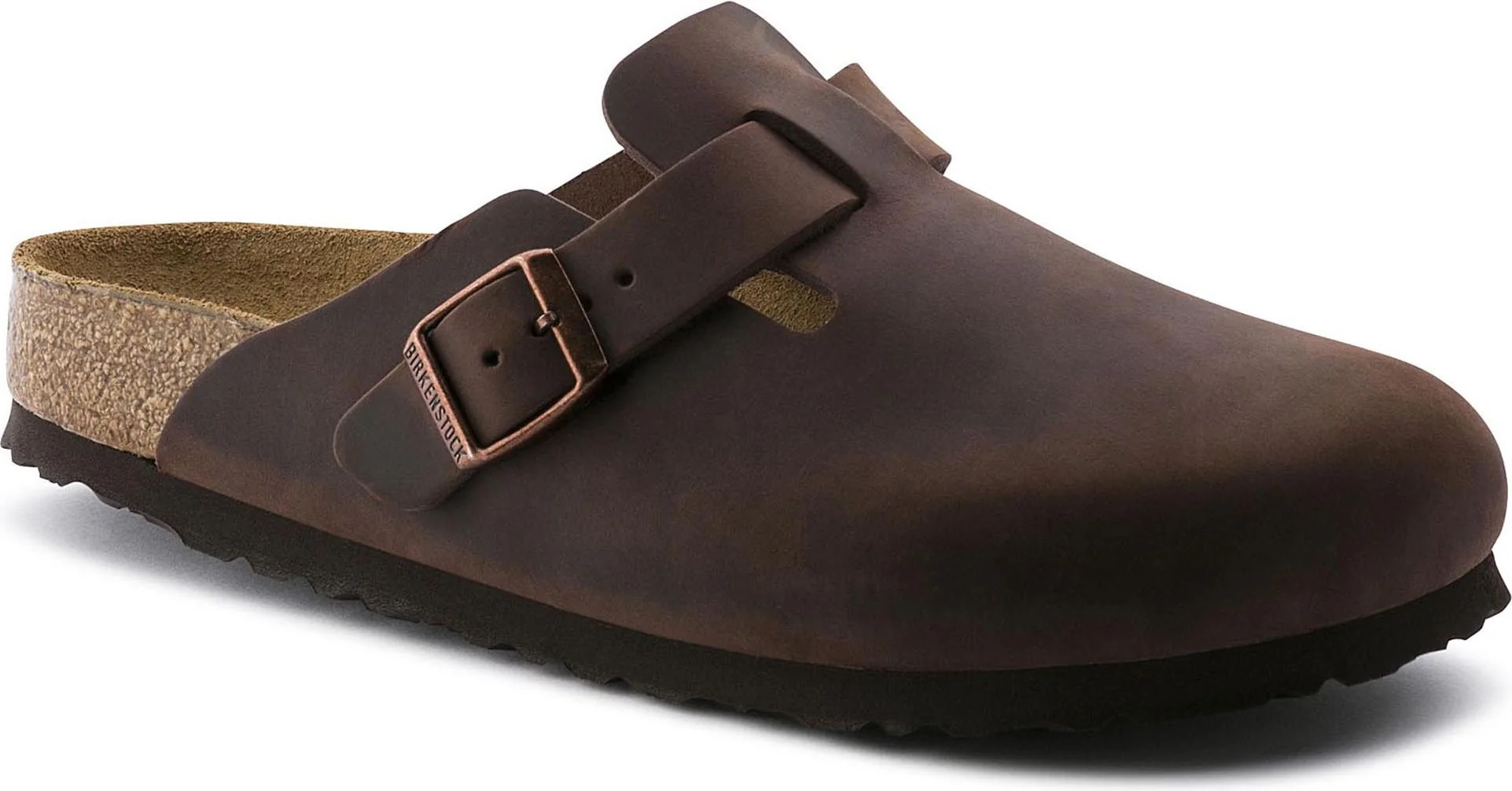 Boston Soft Footbed Oiled Leather Habana - Narrow Fit