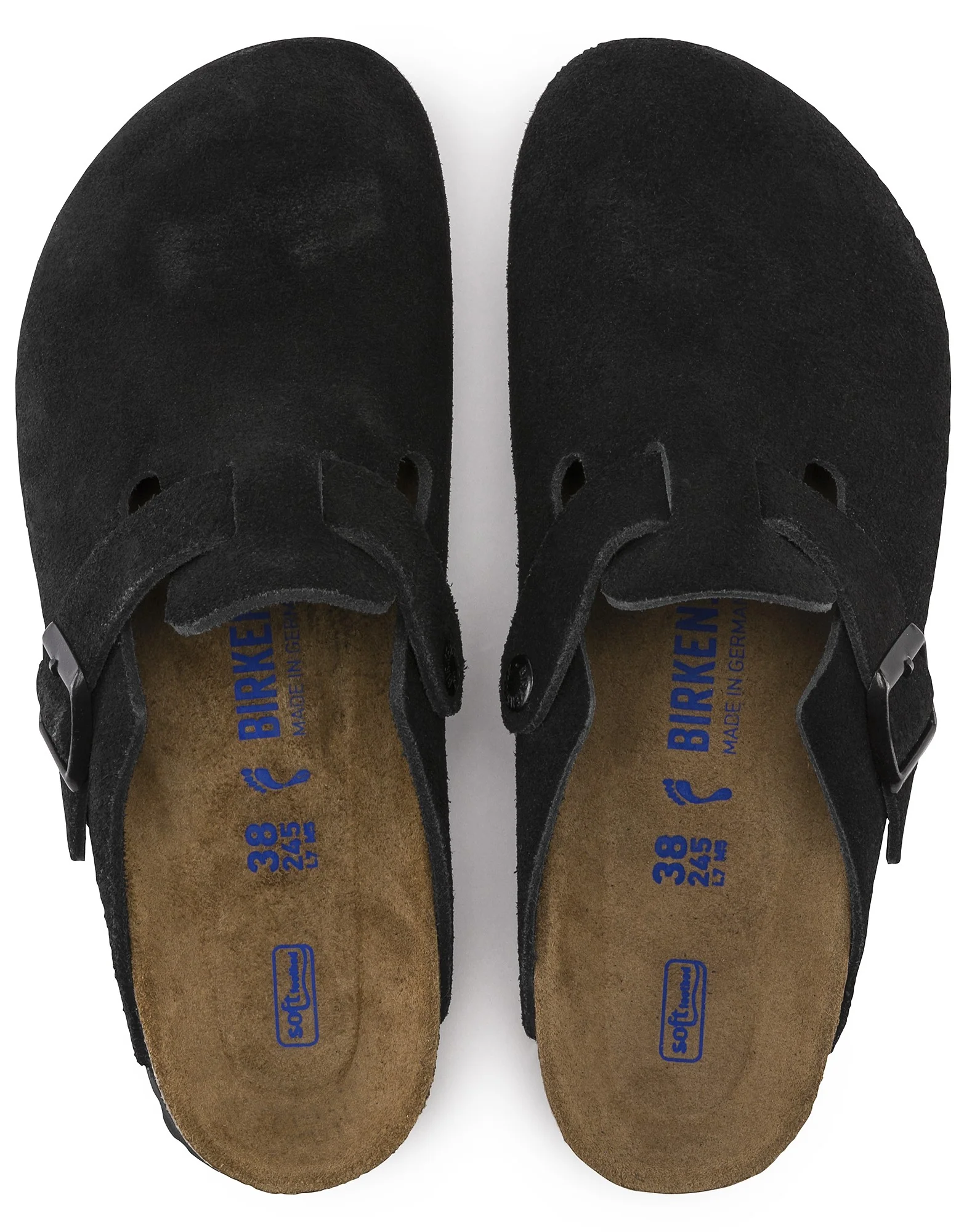 Boston Soft Footbed Suede Black Regular Fit - Image 2