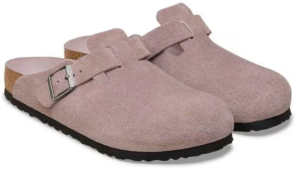 Boston Soft Footbed Suede Faded Purple Narrow Fit - Image 3