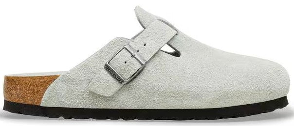 Boston Soft Footbed Suede Pure Sage Narrow Fit - Image 2