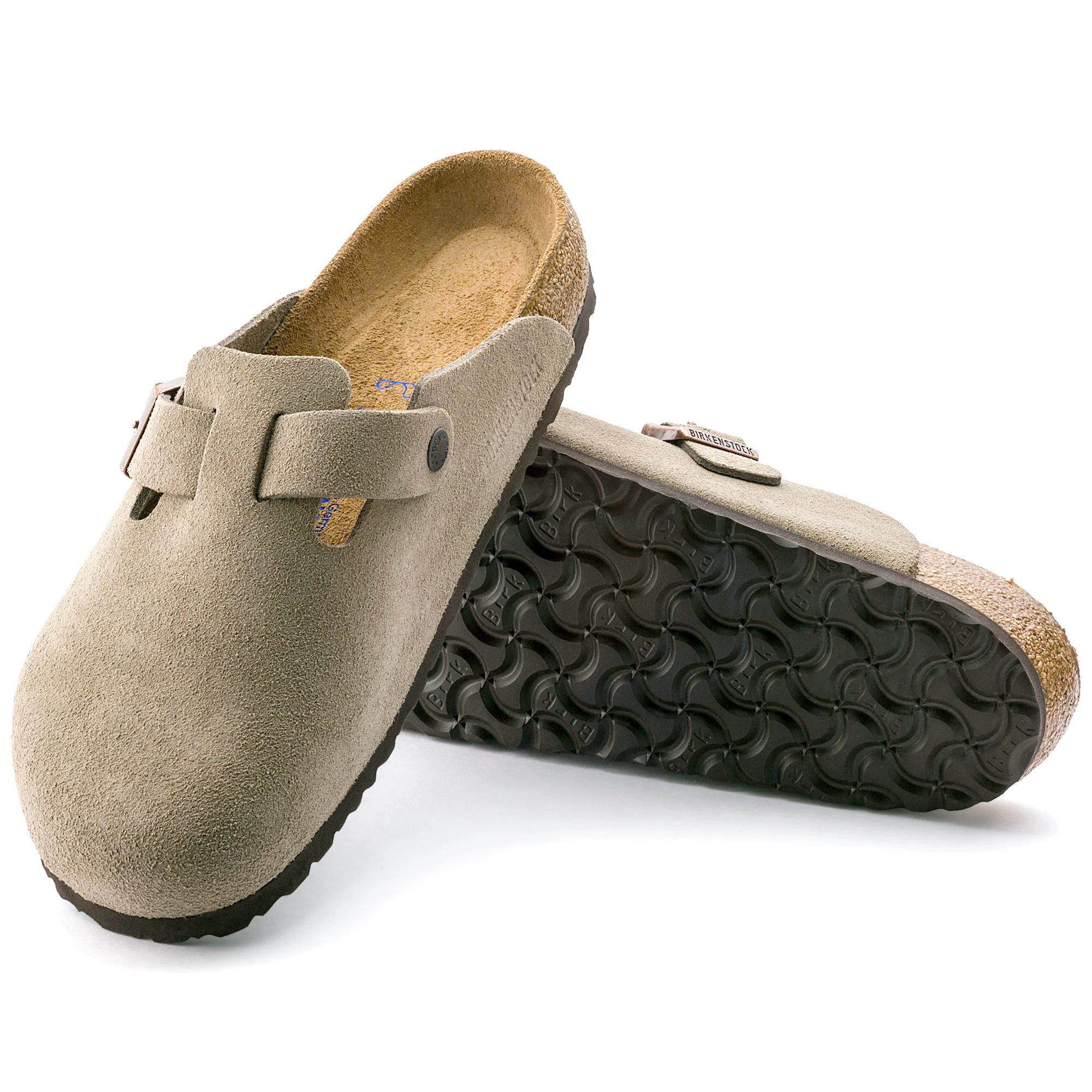 Boston Soft Footbed Suede Taupe Regular Fit - Image 3