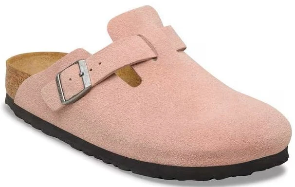 Boston Suede Pink Clay Narrow Fit