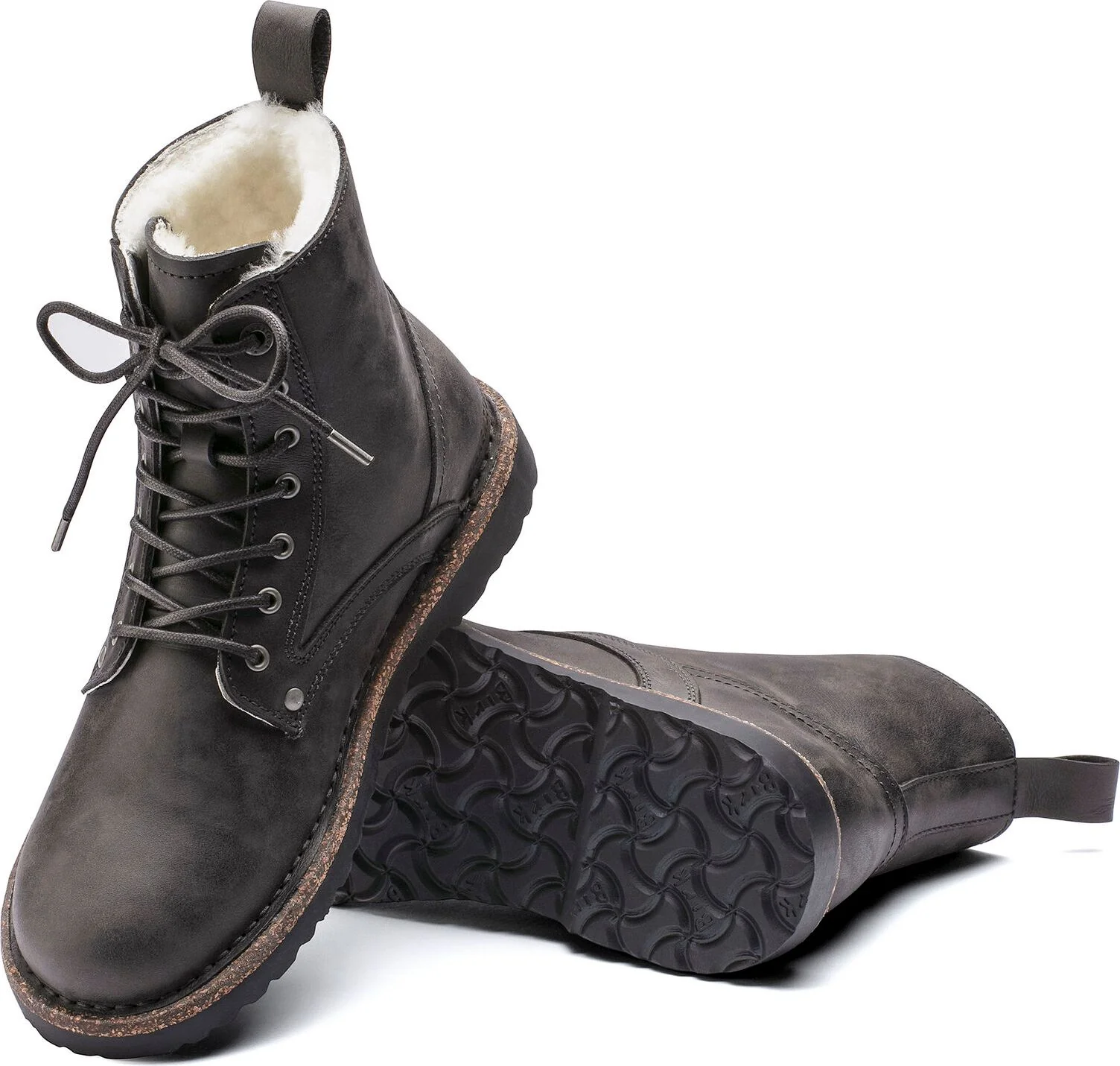 Bryson Shearling Graphite Narr - Image 3