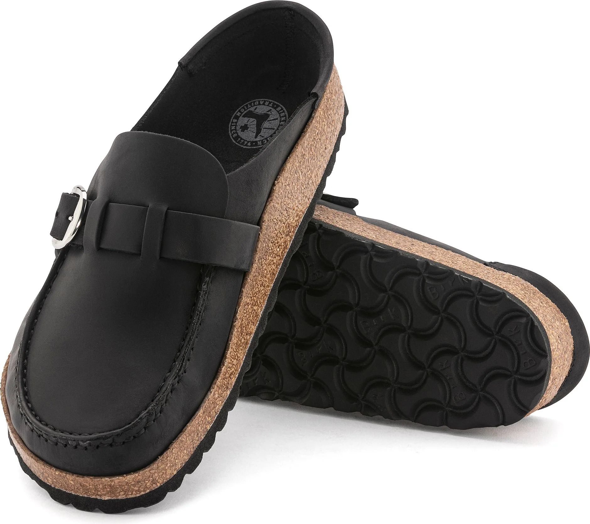 Buckley Black Oiled Leather - Narrow - Image 2