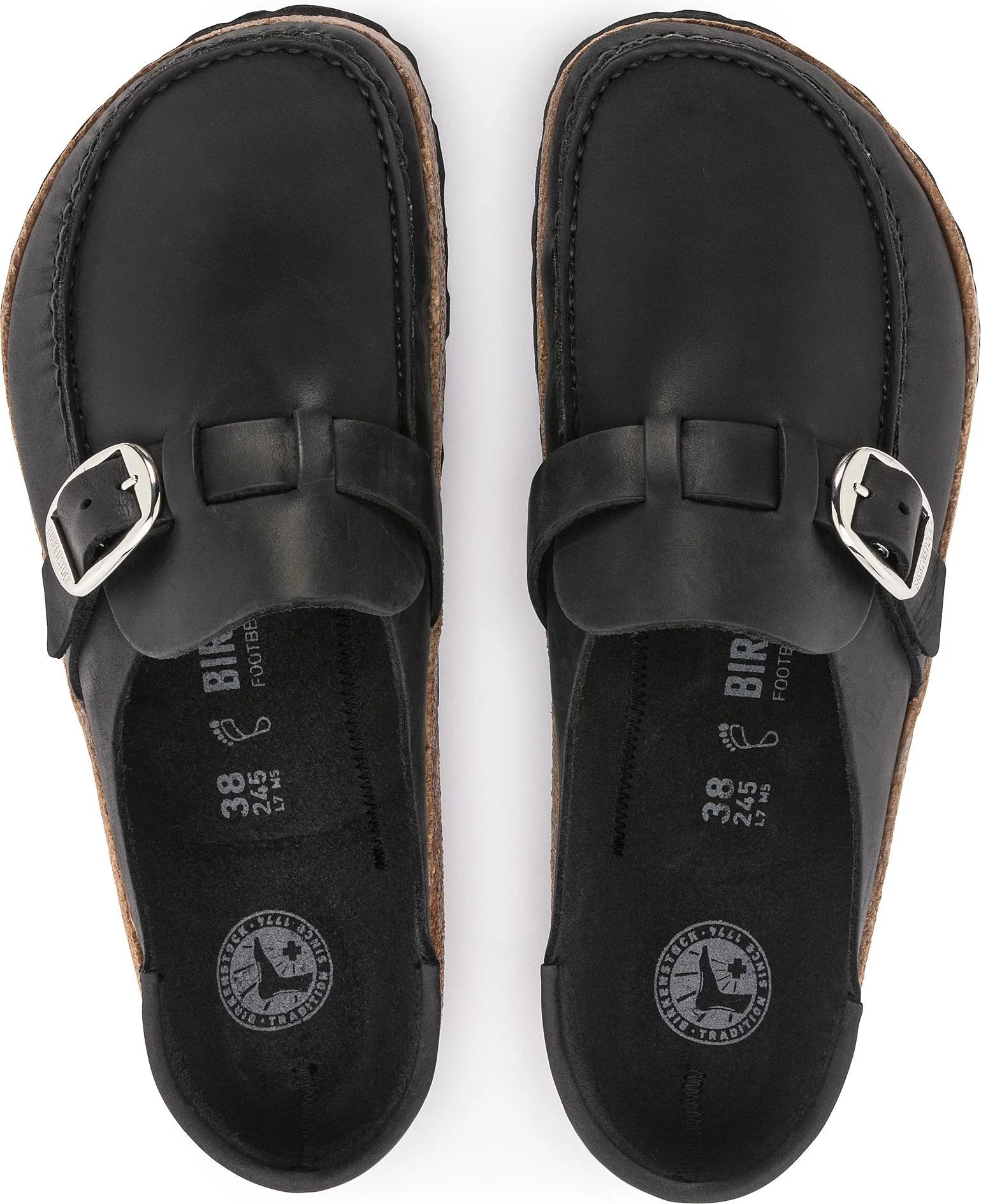 Buckley Black Oiled Leather - Narrow - Image 3