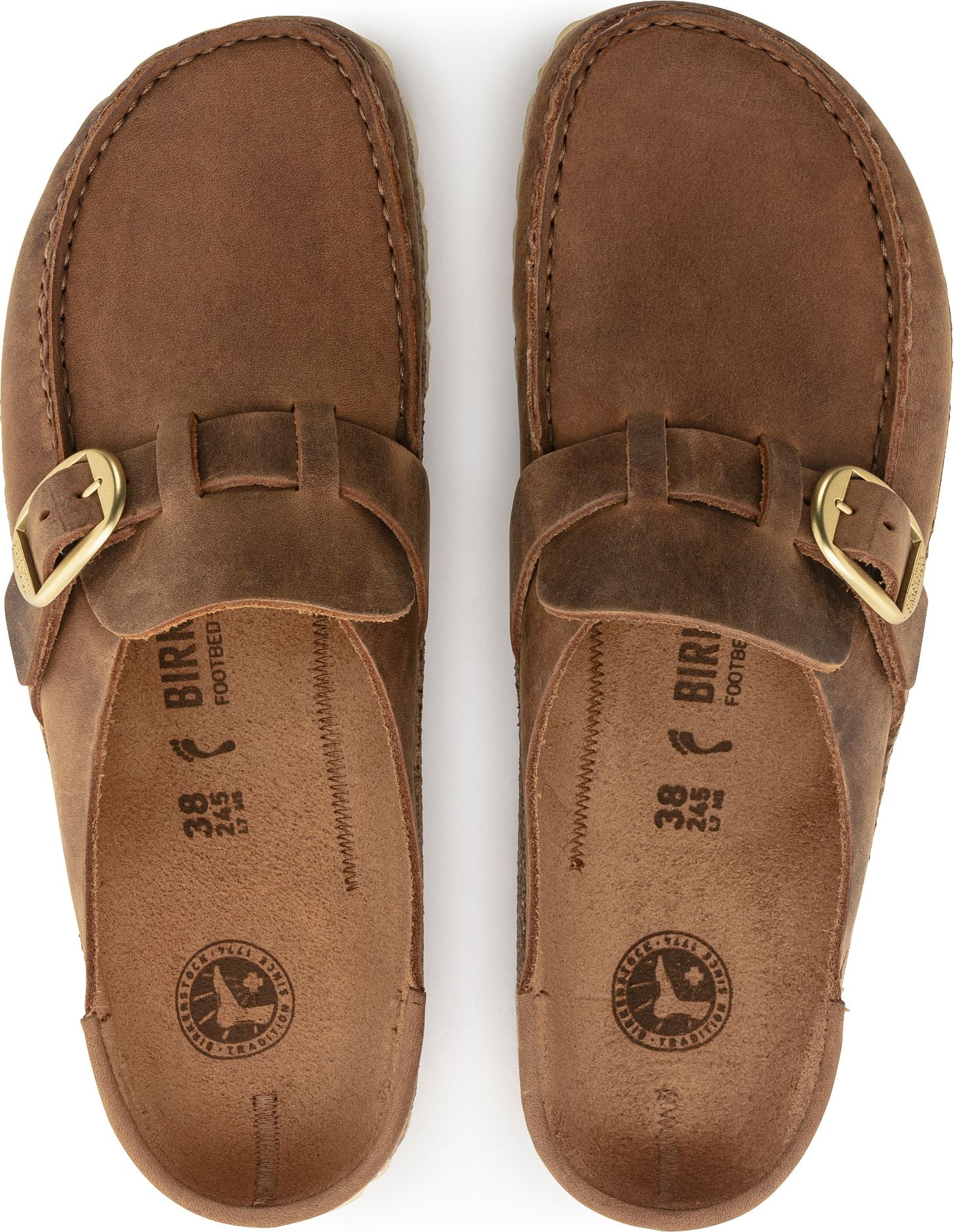 Buckley Cognac Oiled Leather Narrow - Image 2