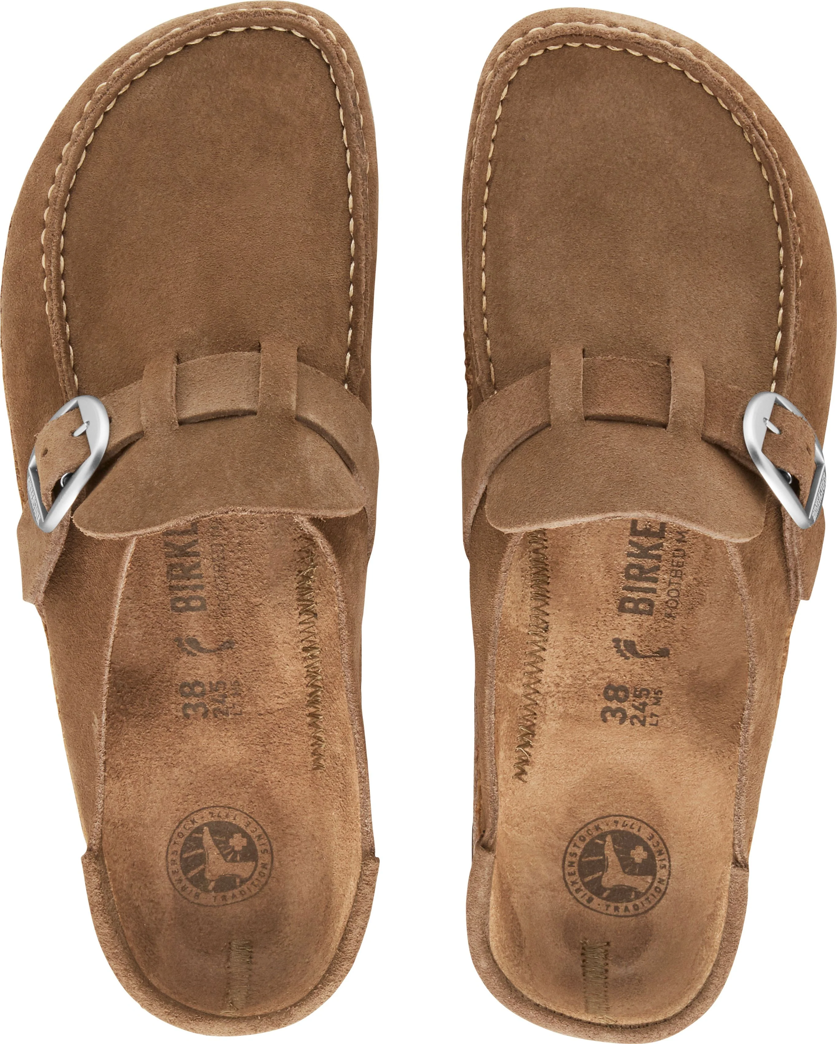 Buckley Suede Grey Taupe Narrow Fit - Image 3