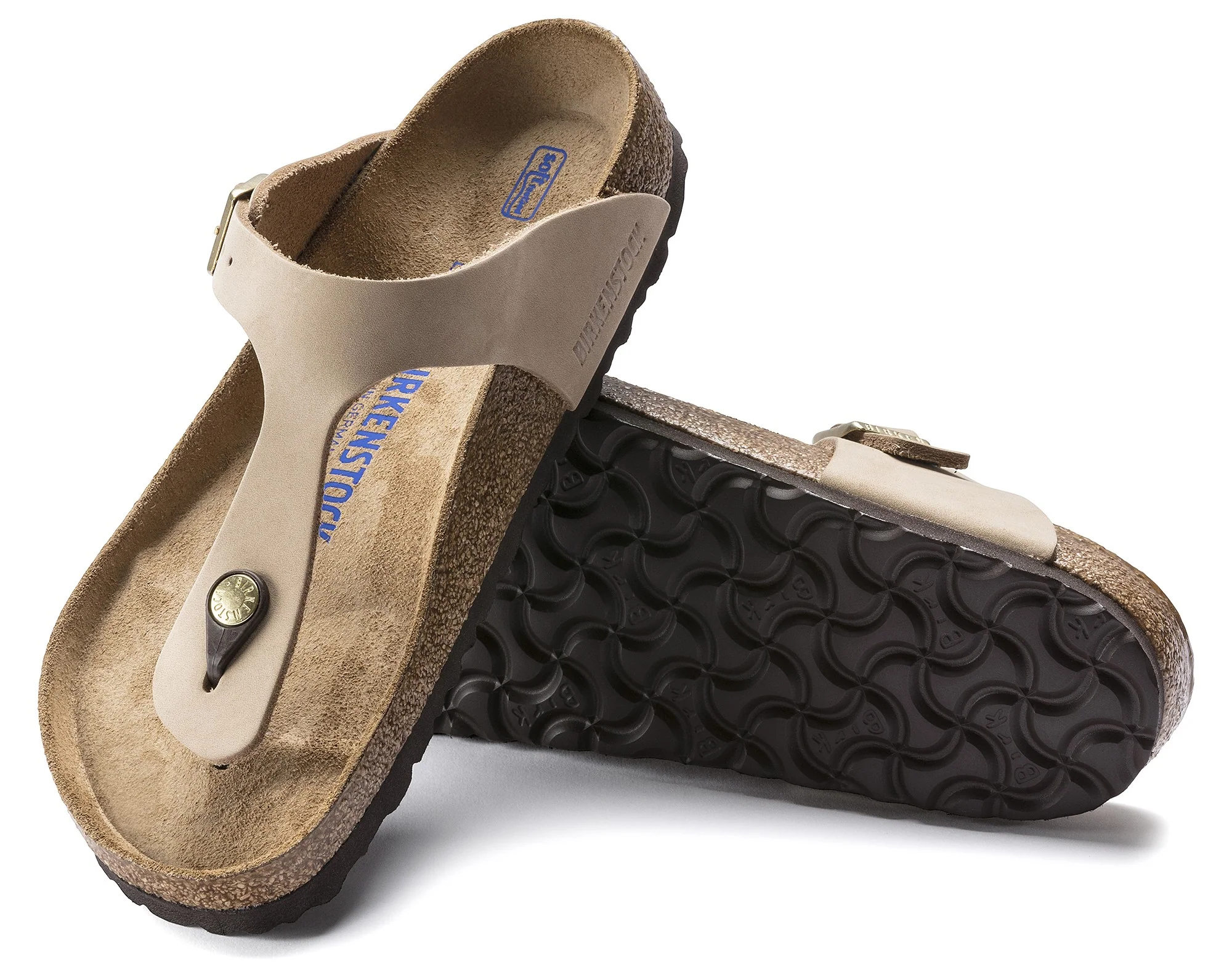 Gizeh Soft Footbed Nubuck Sandcastle Regular Fit - Image 3