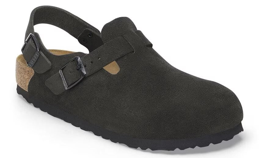 Tokyo Suede Black Narrow Fit