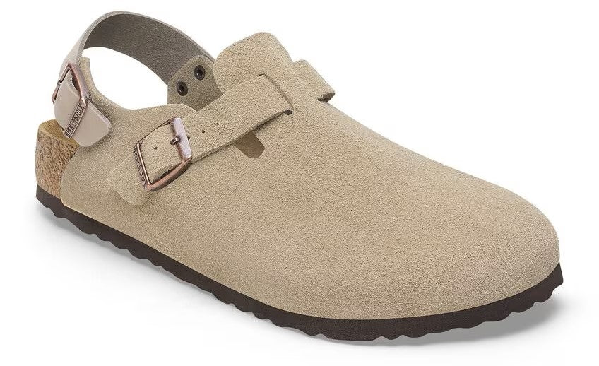 Tokyo Suede Taupe Narrow Fit