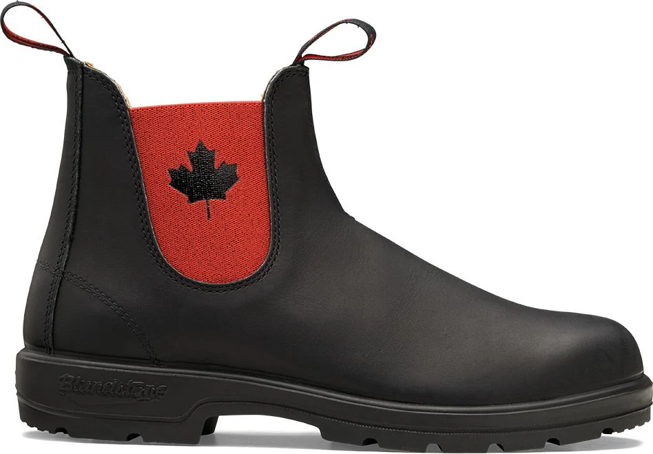 Blundstone 1474 - Classic Eh! Boot In Black With Red Elastic - Image 2