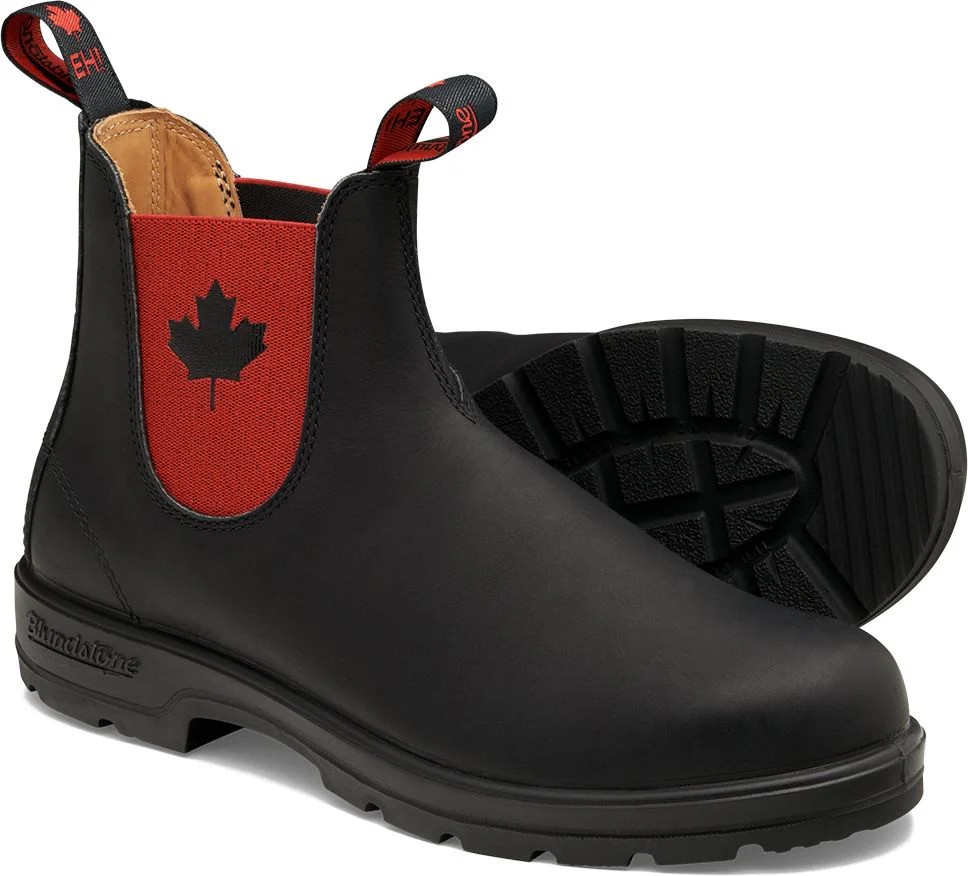 Blundstone 1474 - Classic Eh! Boot In Black With Red Elastic - Image 3