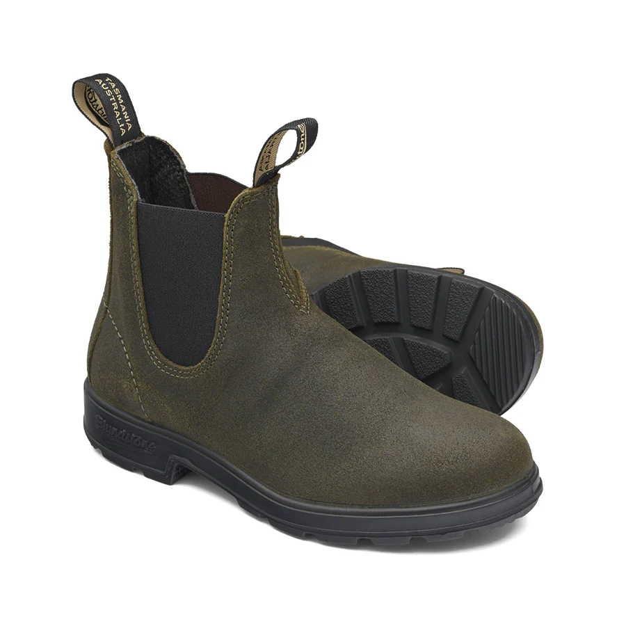 1615 Originals Dark Olive Waxed Suede - Image 3