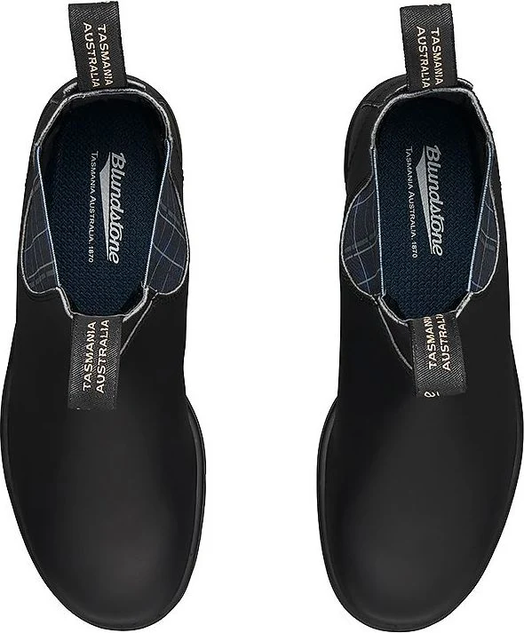 Blundstone 2102 - Original Black With Navy Tartan Elastic - Image 4