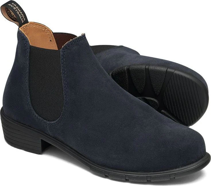 Blundstone 2174 - Women's Series Low Heel Navy Suede - Image 3