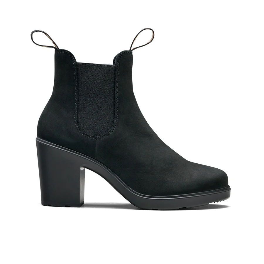 2460 High Heel Black Nubuck - Image 2