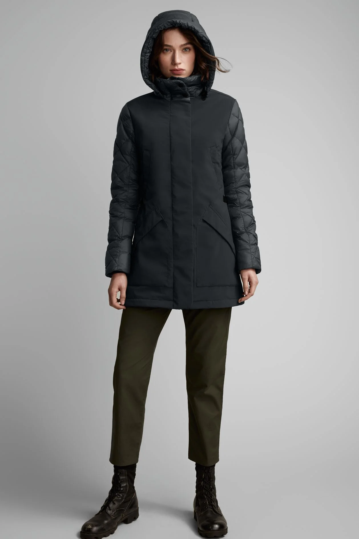 Berkley Down Coat Black - Image 2