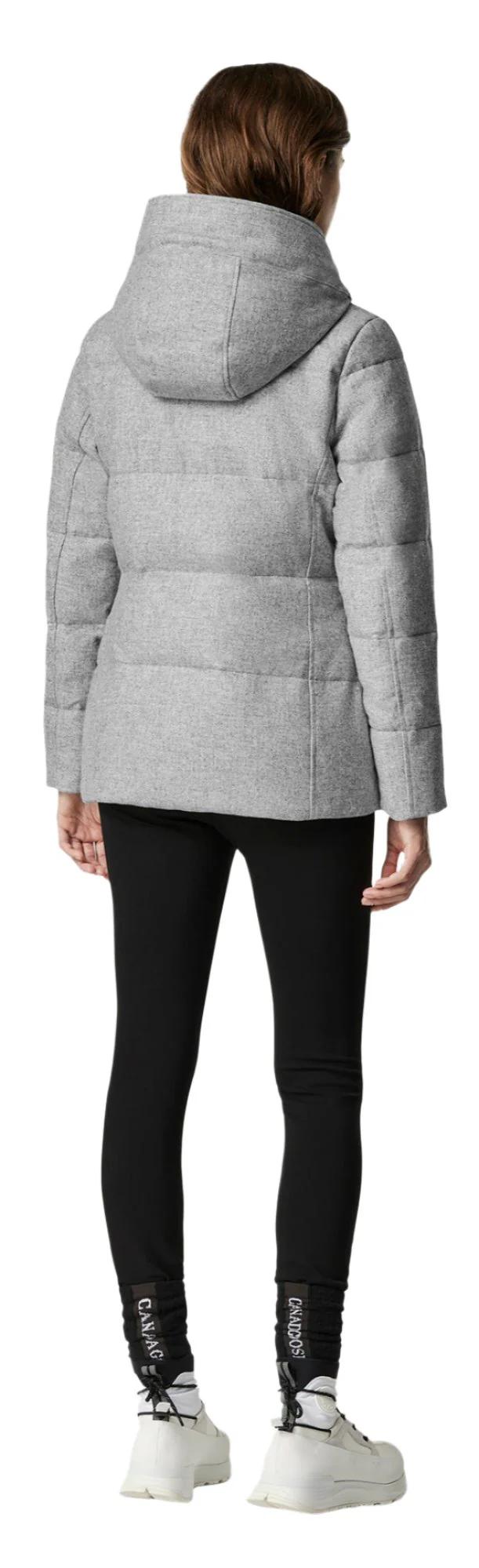 Chelsea Parka Alluraluxe Wool Baltic Grey - Image 5