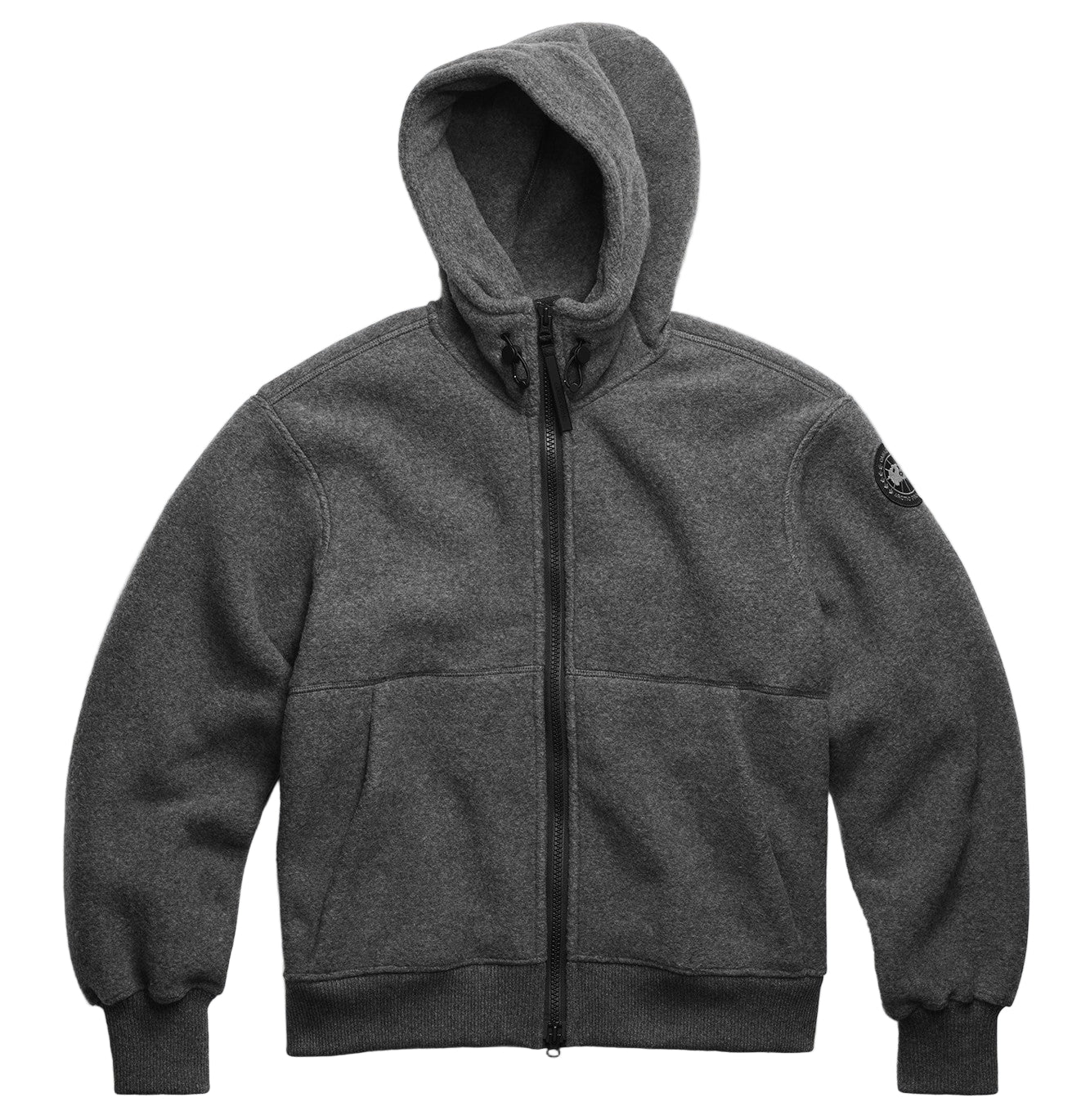 Chilliwack Fleece Bomber Black Disc Quarry Grey