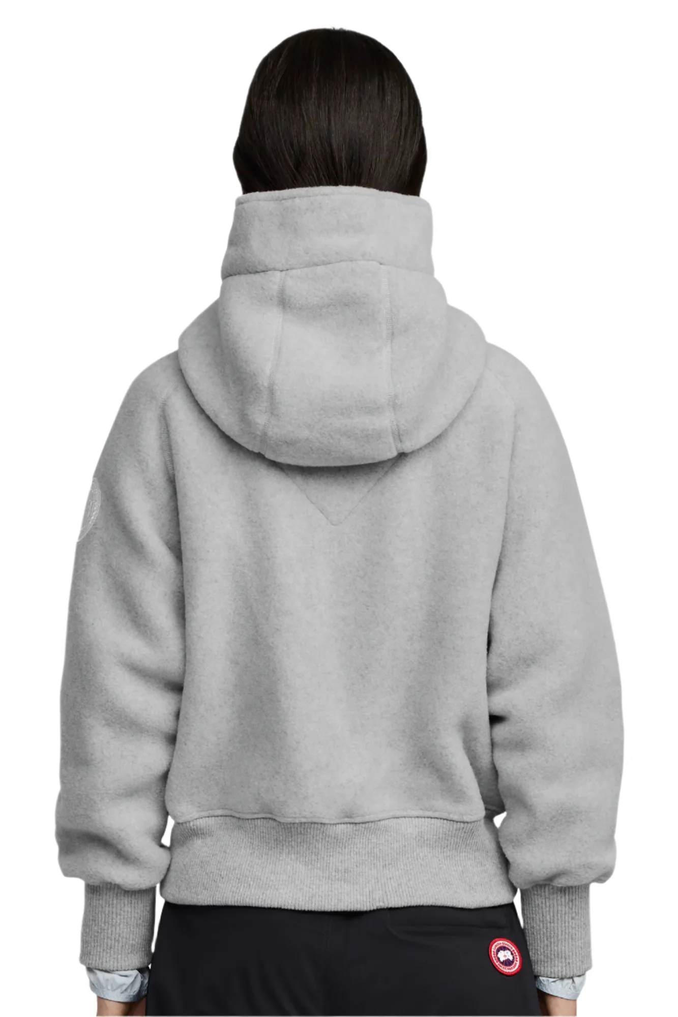 Women's Chilliwack Fleece Bomber - Humanature Silverbirch Heather - Image 2