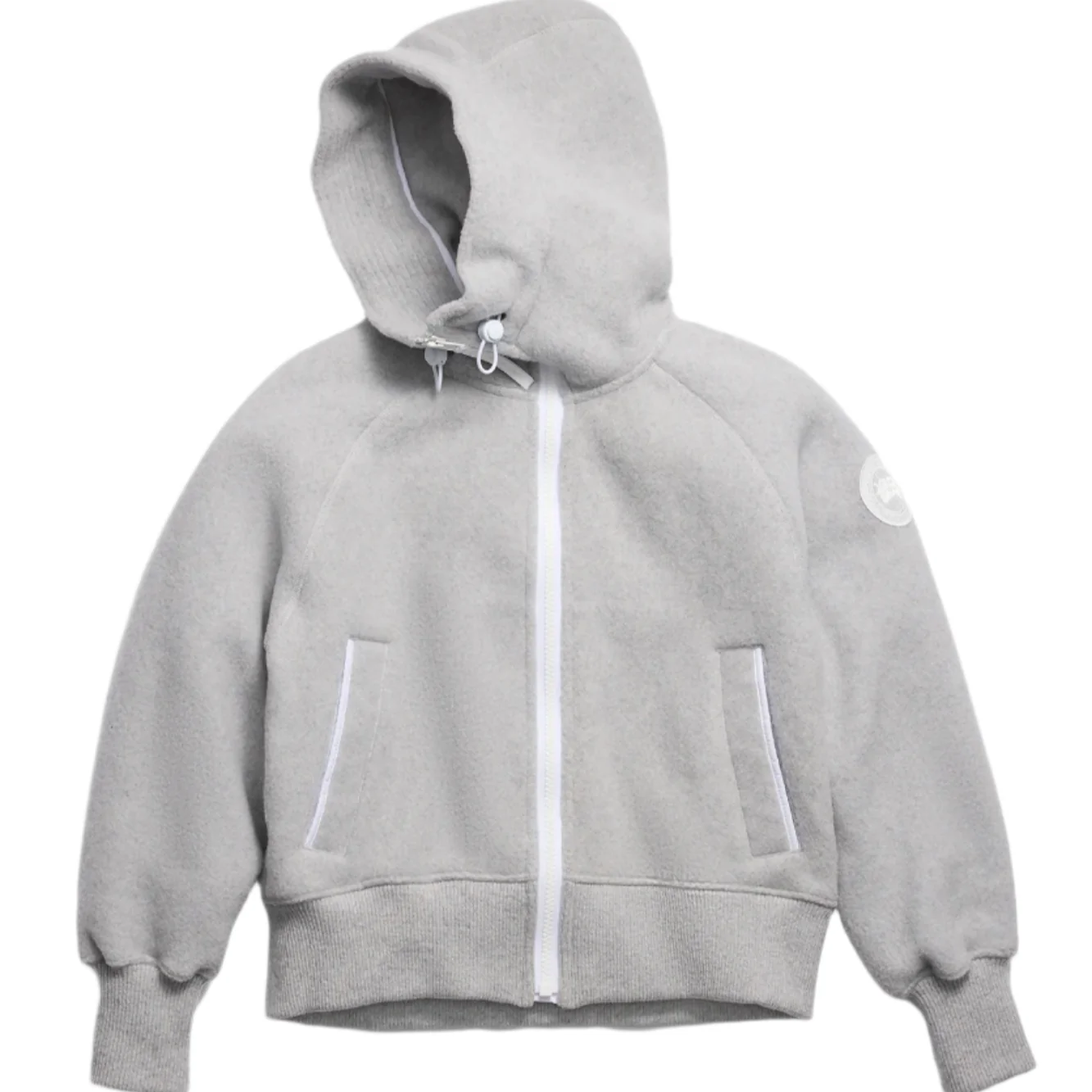 Women's Chilliwack Fleece Bomber - Humanature Silverbirch Heather - Image 5