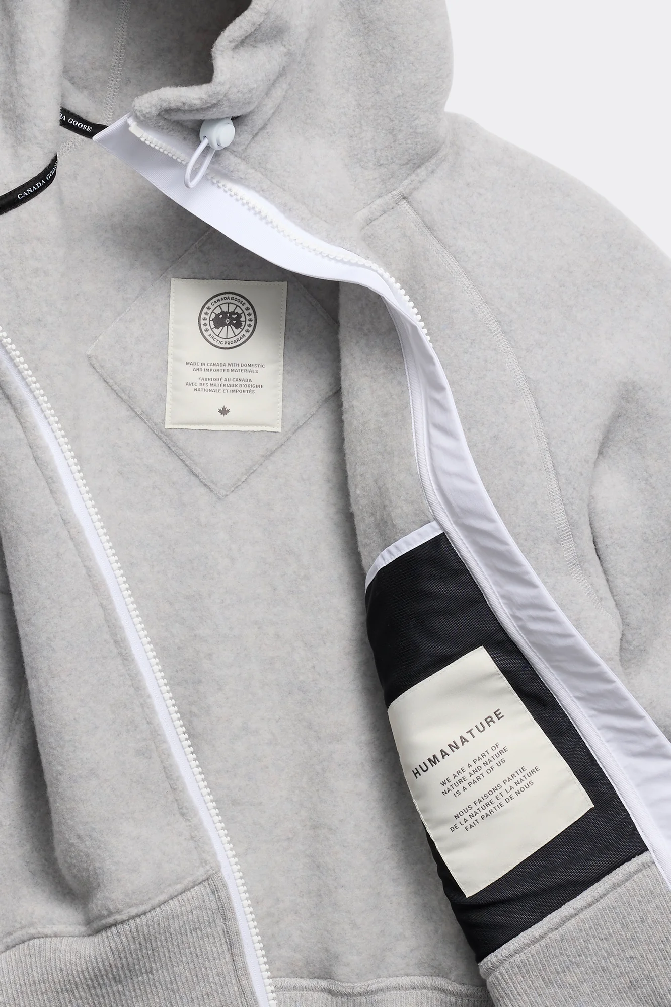 Women's Chilliwack Fleece Bomber - Humanature Silverbirch Heather - Image 8