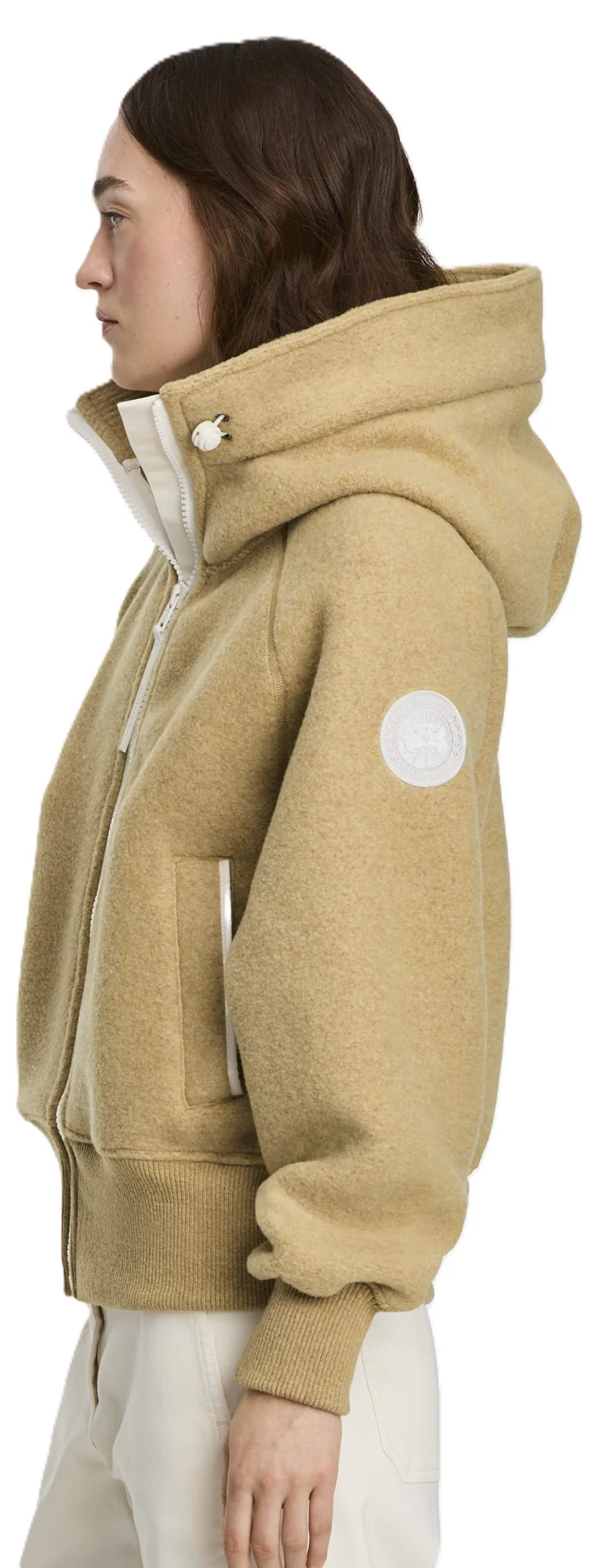 Chilliwack Fleece Bomber White Disc - Image 3