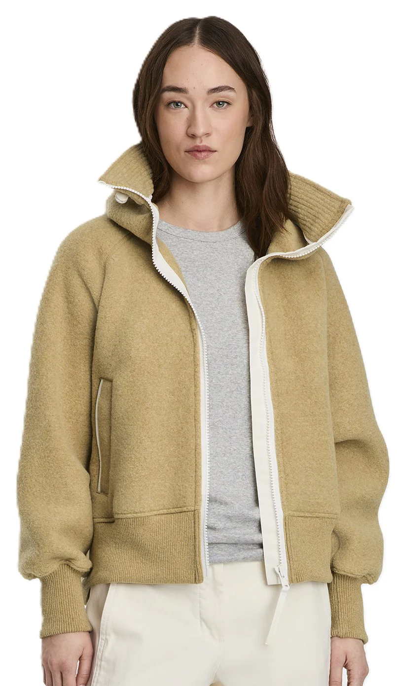 Chilliwack Fleece Bomber White Disc - Image 4