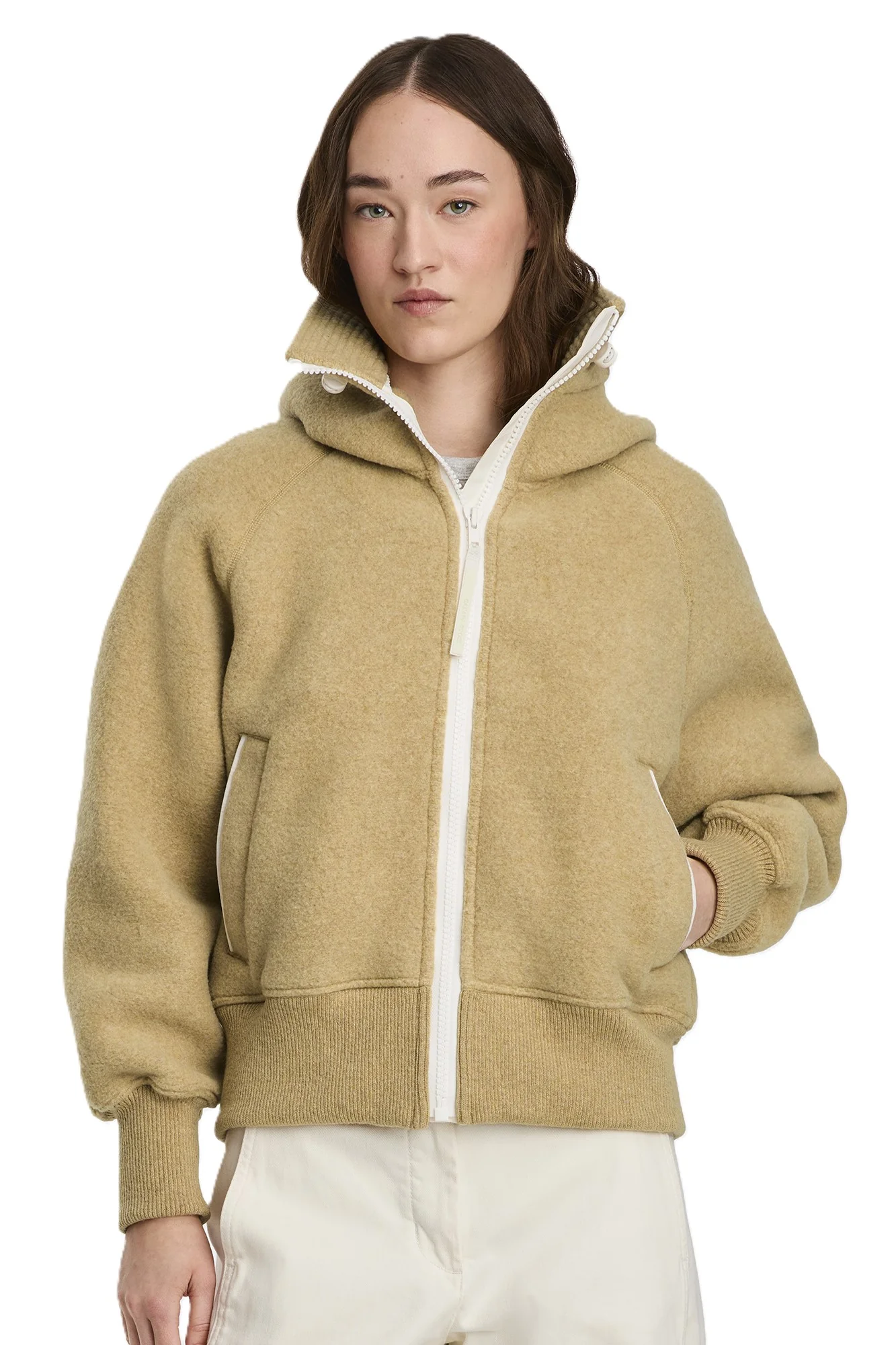 Chilliwack Fleece Bomber White Disc - Image 5