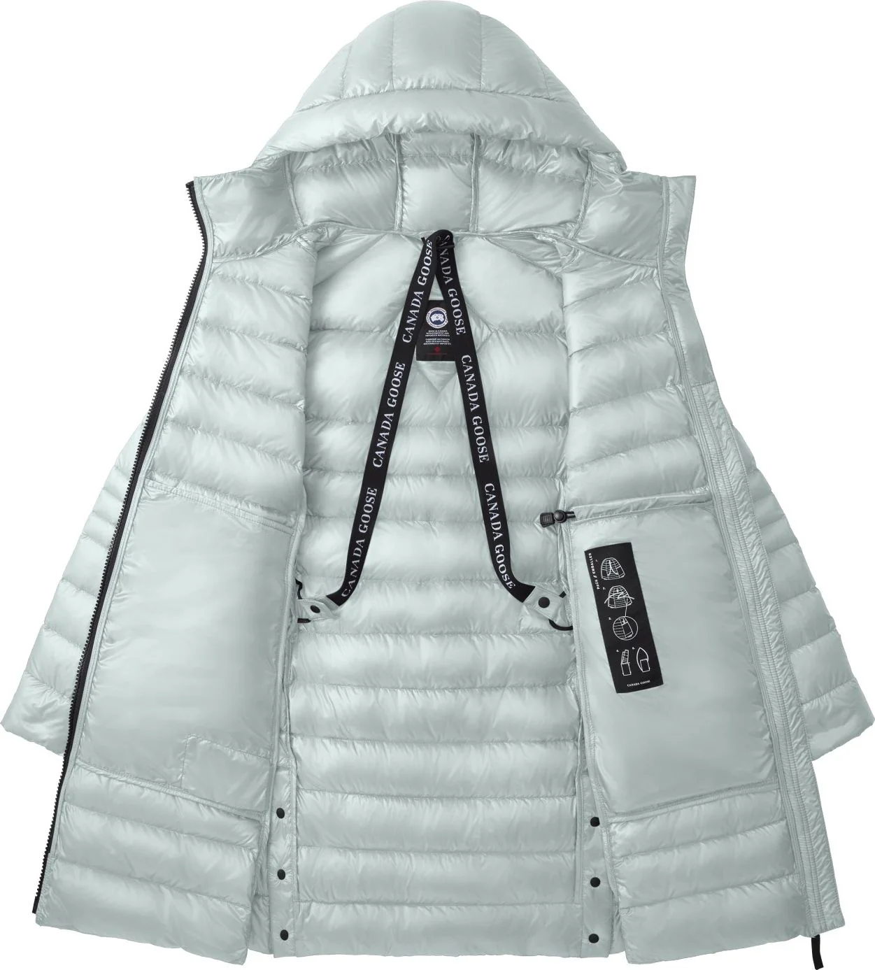 Cypress Hooded Down Jacket Melt Water - Image 2