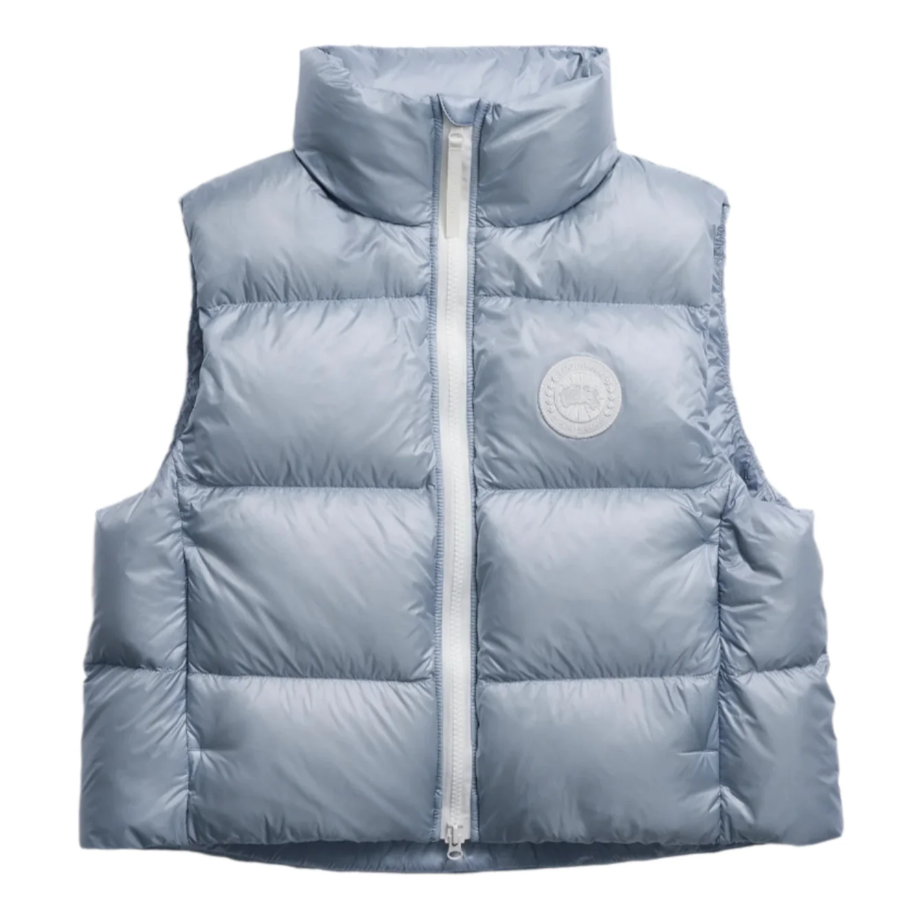 Cypress Puffer Vest White Disc Light Ozone Blue - Image 3
