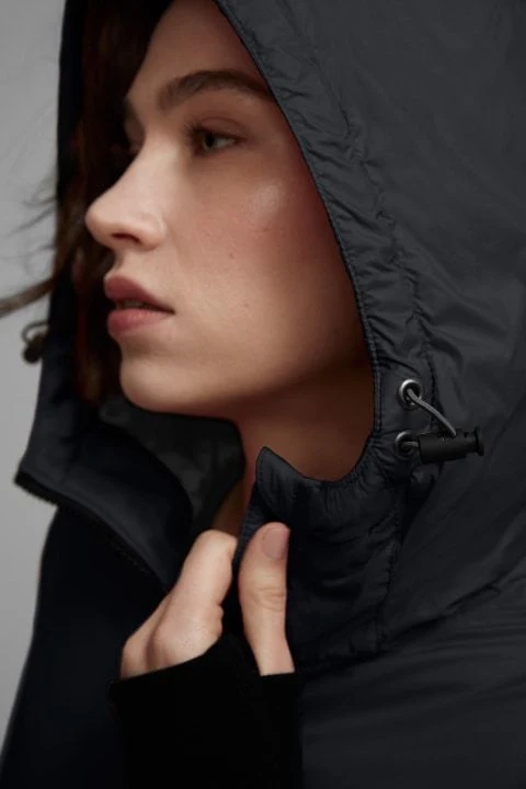 Dore Down Hoody Black - Image 5