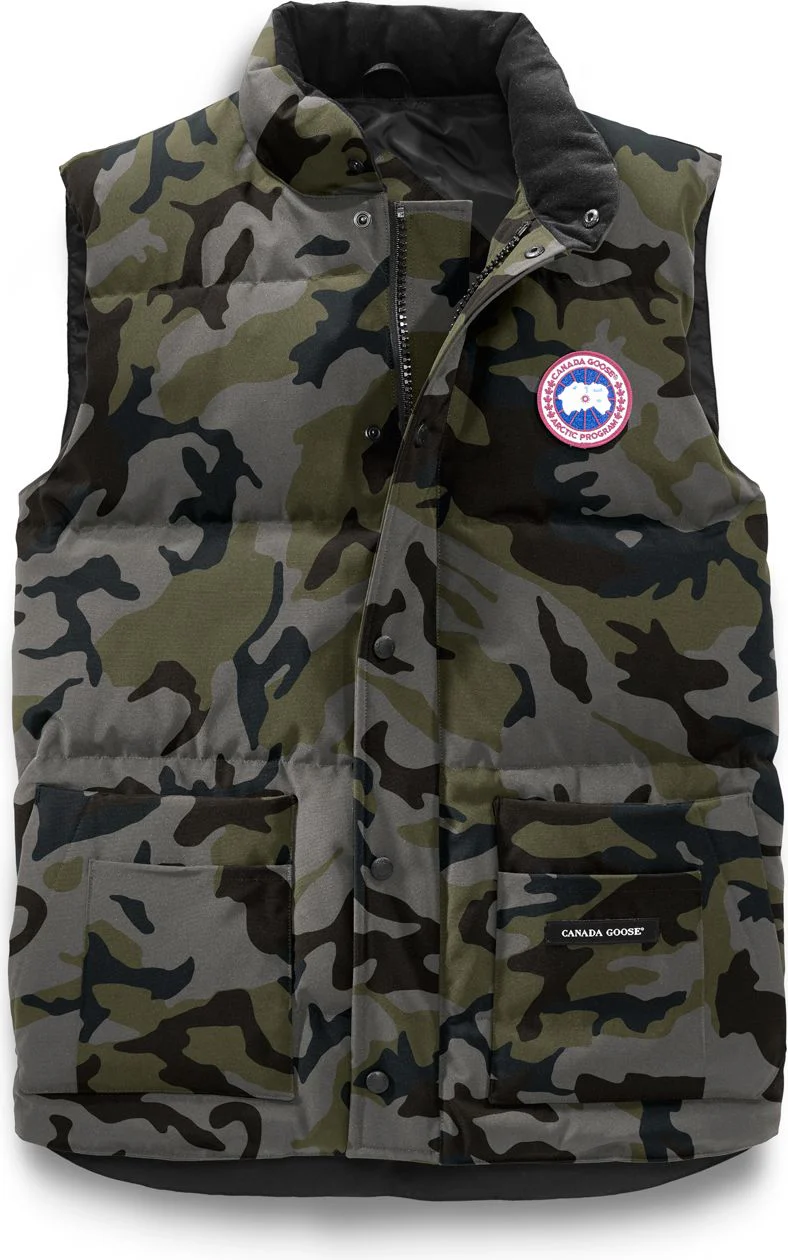 Freestyle Crew Vest Print Camo