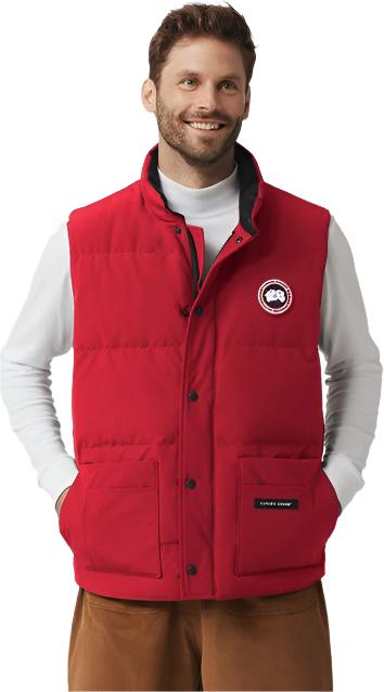 Freestyle Crew Vest Red - Image 2