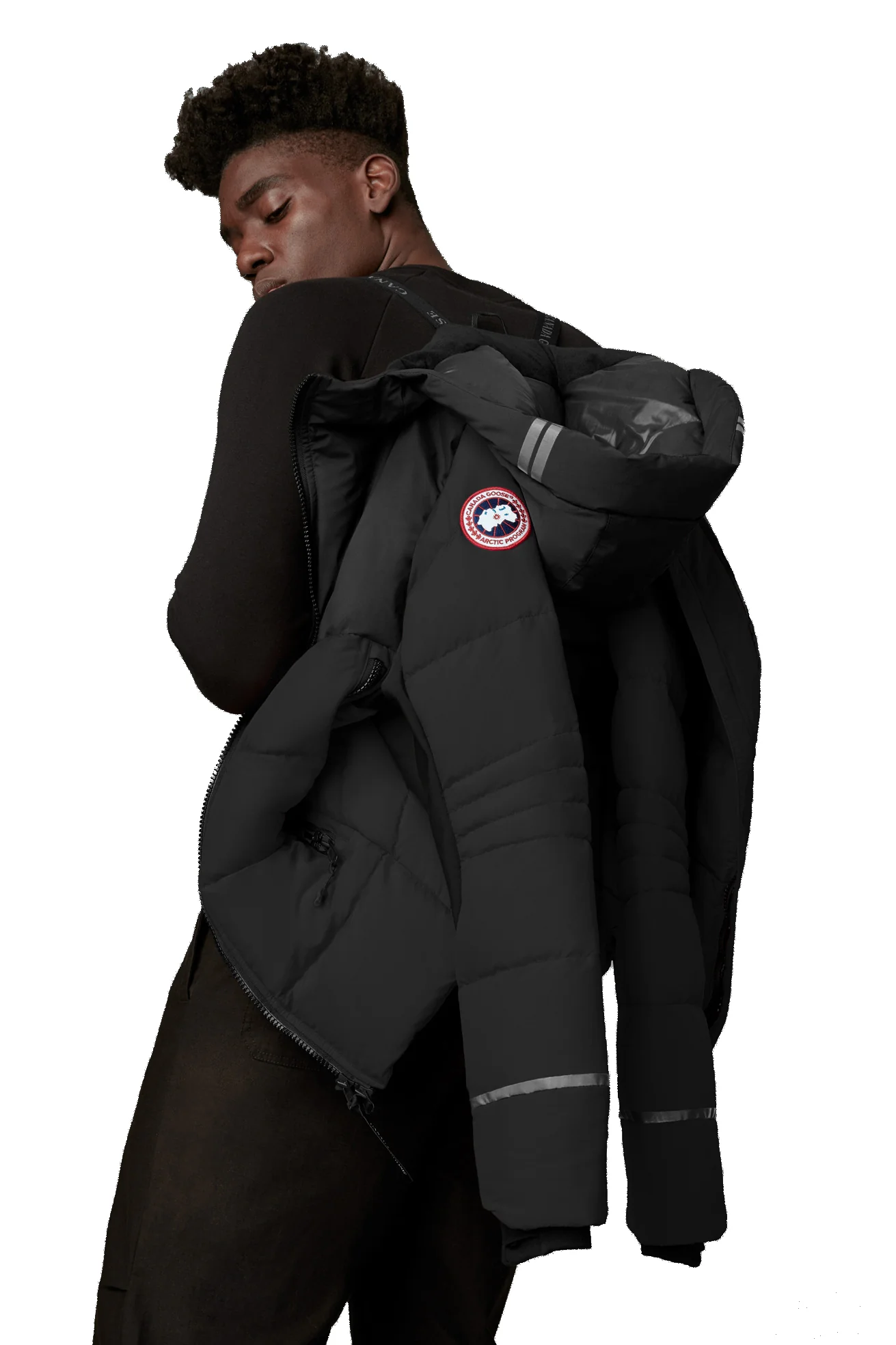Hybridge Coat Black - Image 8