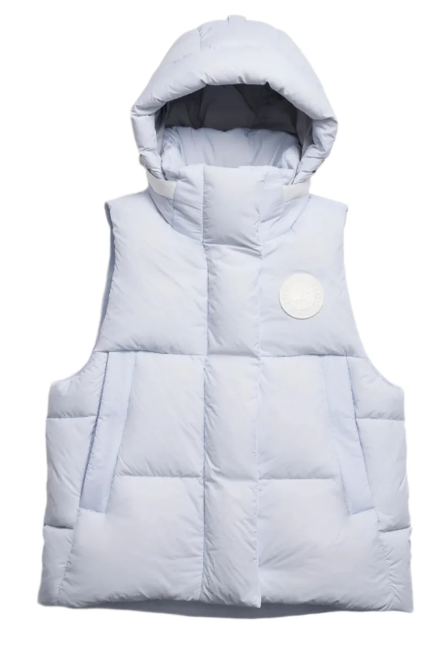 Junction Puffer Vest White Disc Early Frost - Image 4