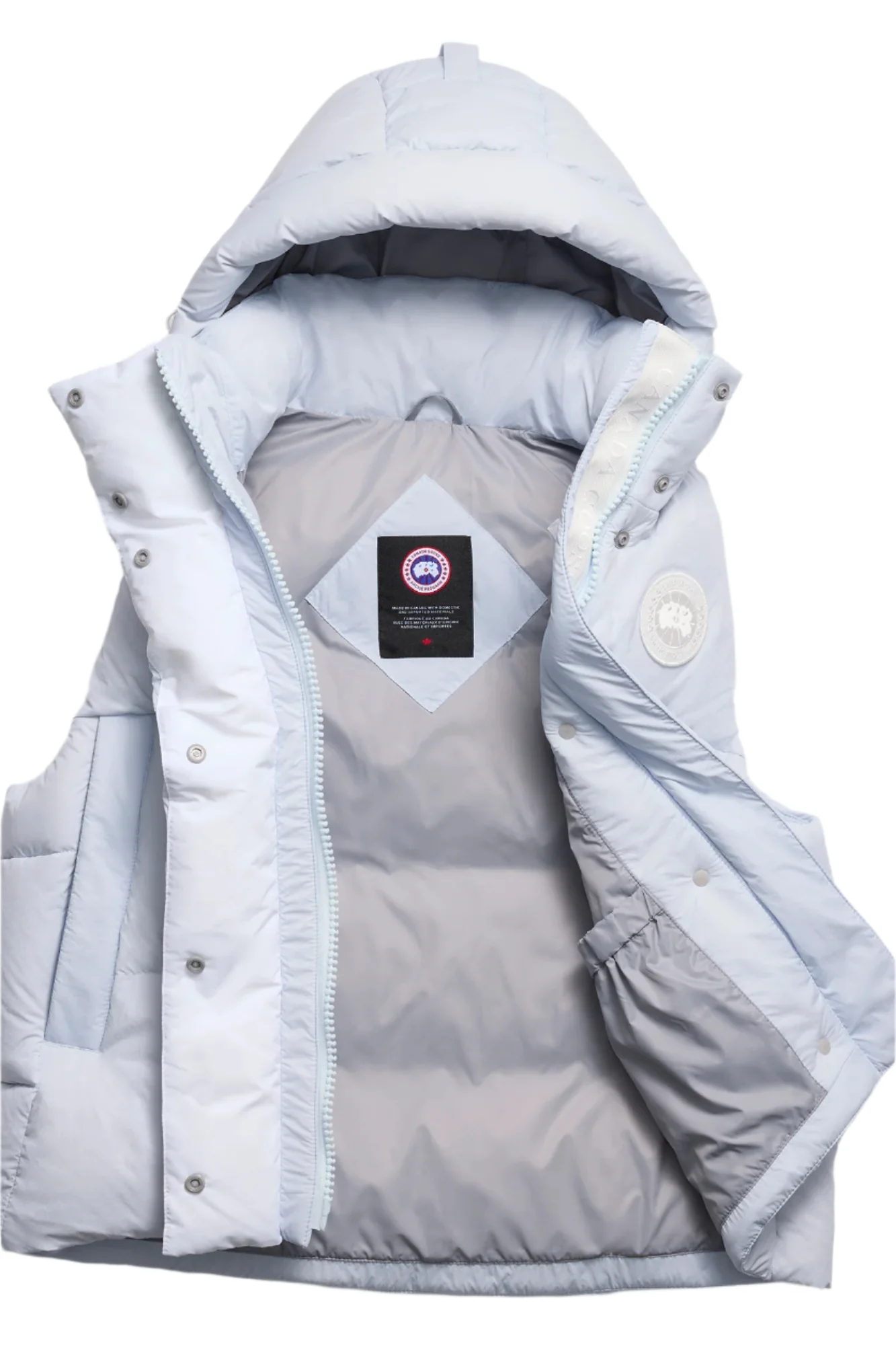Junction Puffer Vest White Disc Early Frost - Image 6
