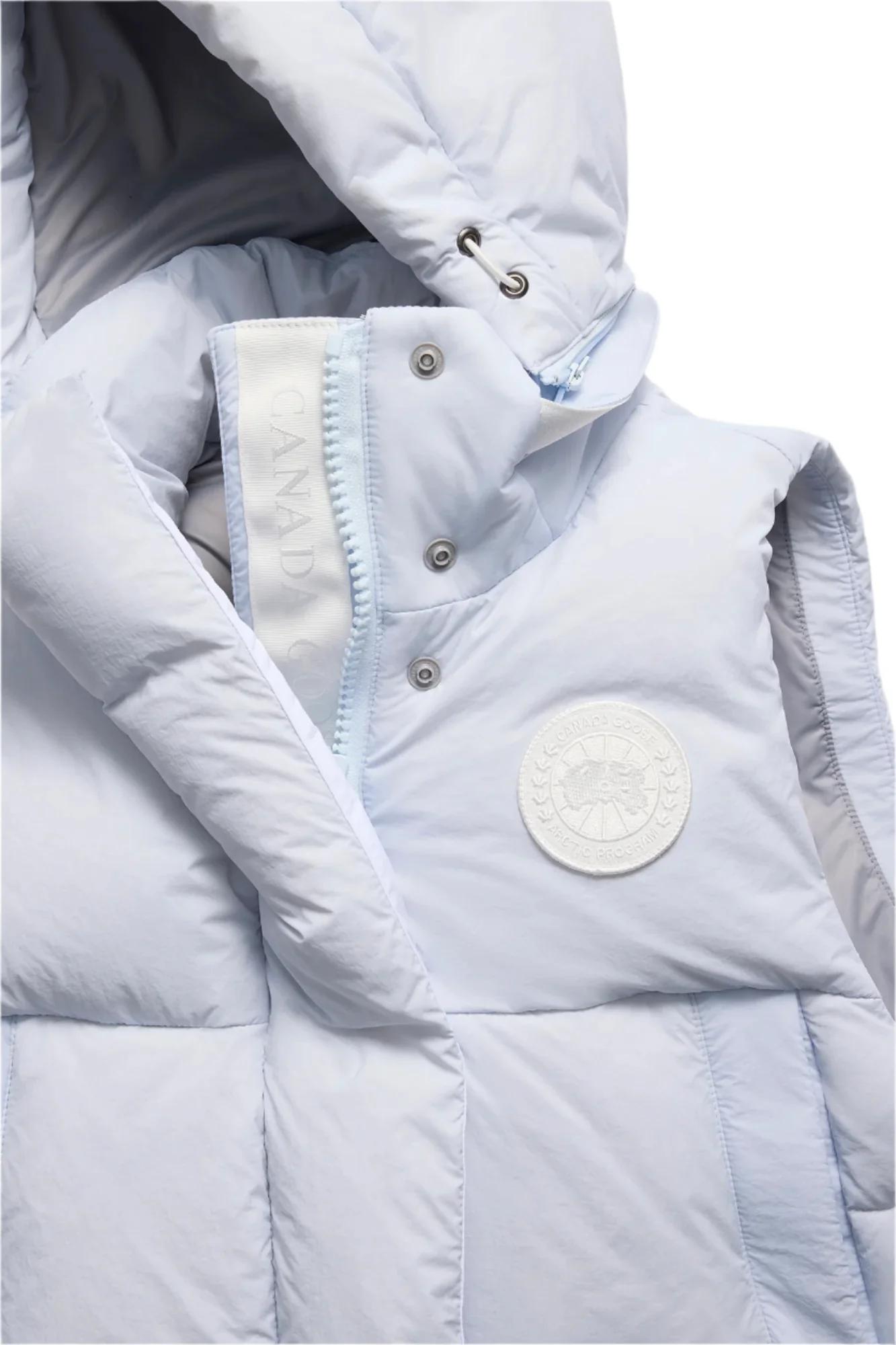 Junction Puffer Vest White Disc Early Frost - Image 7