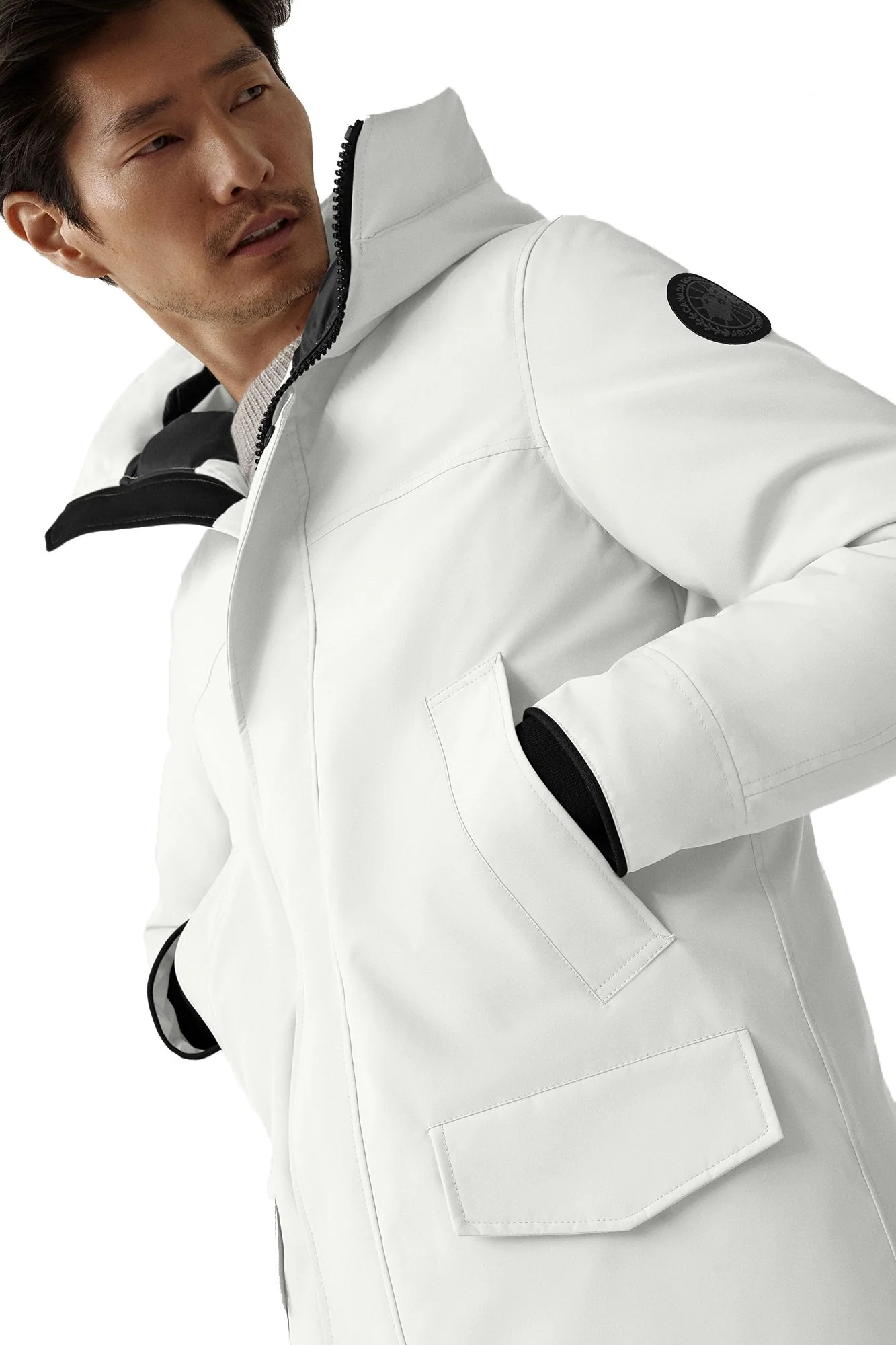 Langford Parka Black Disc North Star White - Image 5