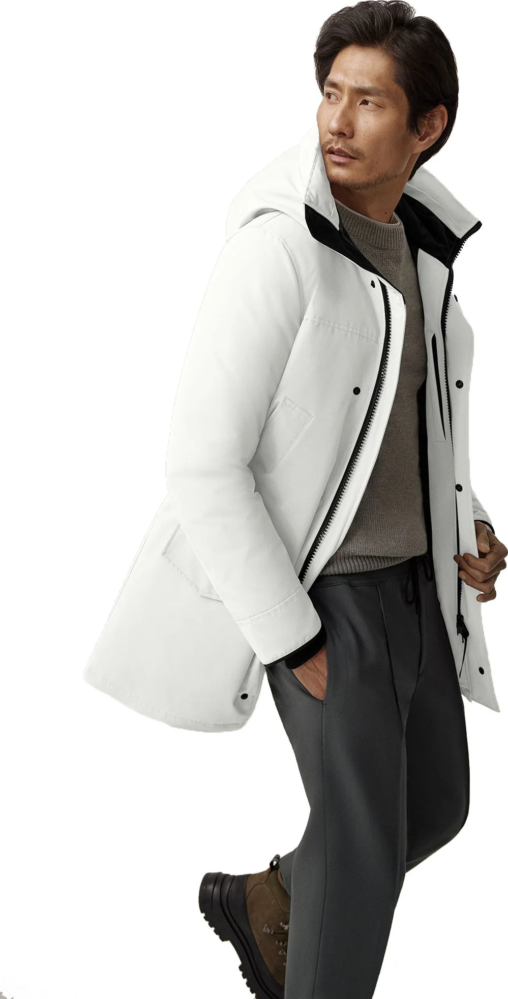 Langford Parka Black Disc North Star White - Image 6